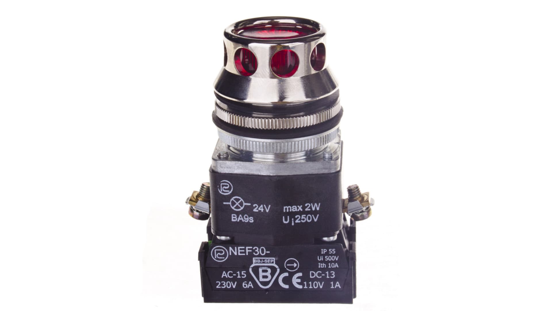 

Przycisk sterowniczy 30mm czerwony 1Z 1R z samopowrotem z podświetleniem W0-NEF30-KL XY C