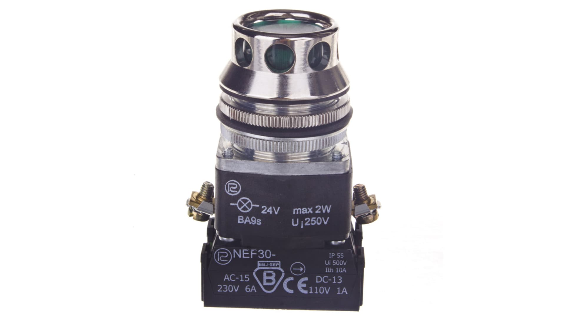 

Przycisk sterowniczy 30mm zielony 1Z 1R z samopowrotem z podświetleniem W0-NEF30-KL XY Z