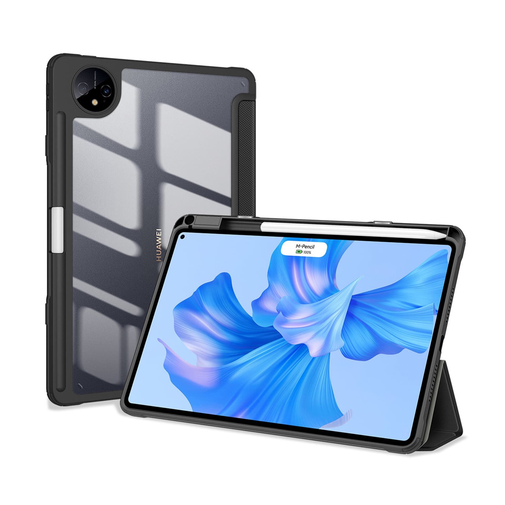 

Dux Ducis Toby etui Huawei MatePad Pro 11'' (2022) pokrowiec z miejscem na rysik S Pen smart cover podstawka czarne, 2022) pokrowiec z miejscem na rysik s pen smart cover podstawka czarn
