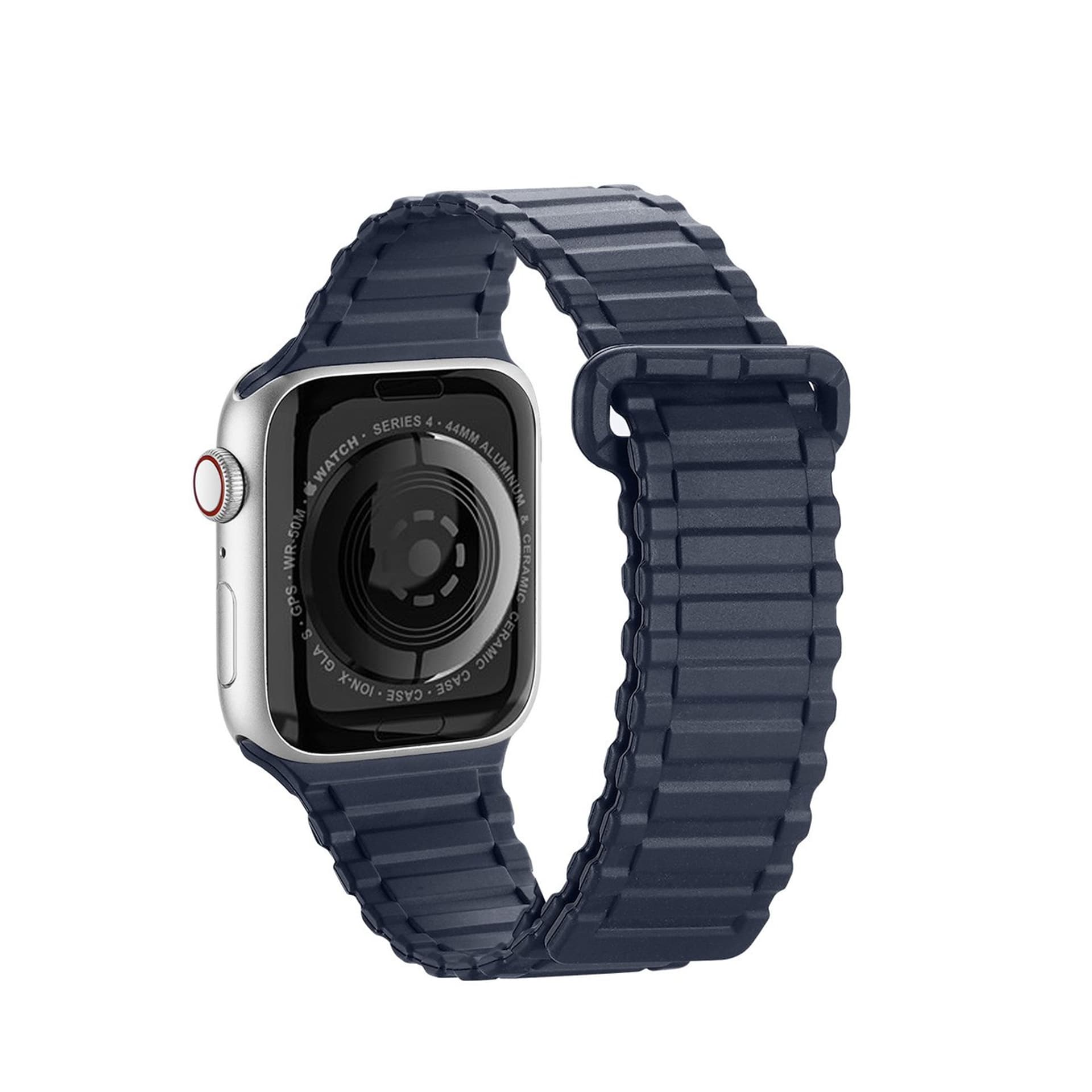 

Dux Ducis Strap (Armor Version) pasek Apple Watch SE, 8, 7, 6, 5, 4, 3, 2, 1 (41, 40, 38 mm) silikonowa magnetyczna opaska bransoleta niebieski, 41/40/38 mm) silikonowa magnetyczna opaska bransoleta niebiesk