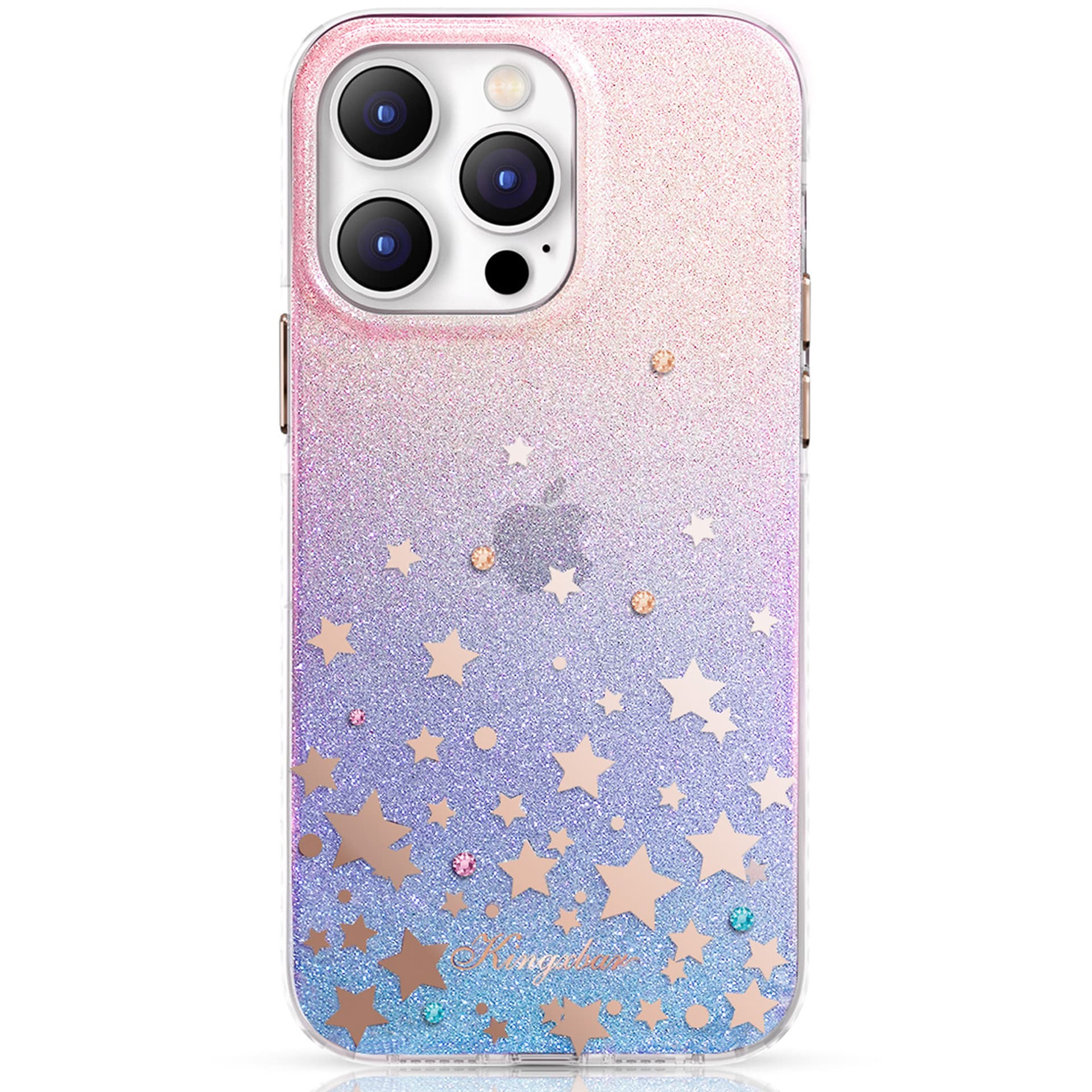 

Kingxbar Heart Star Series etui iPhone 14 etui w gwiazdki zodiac