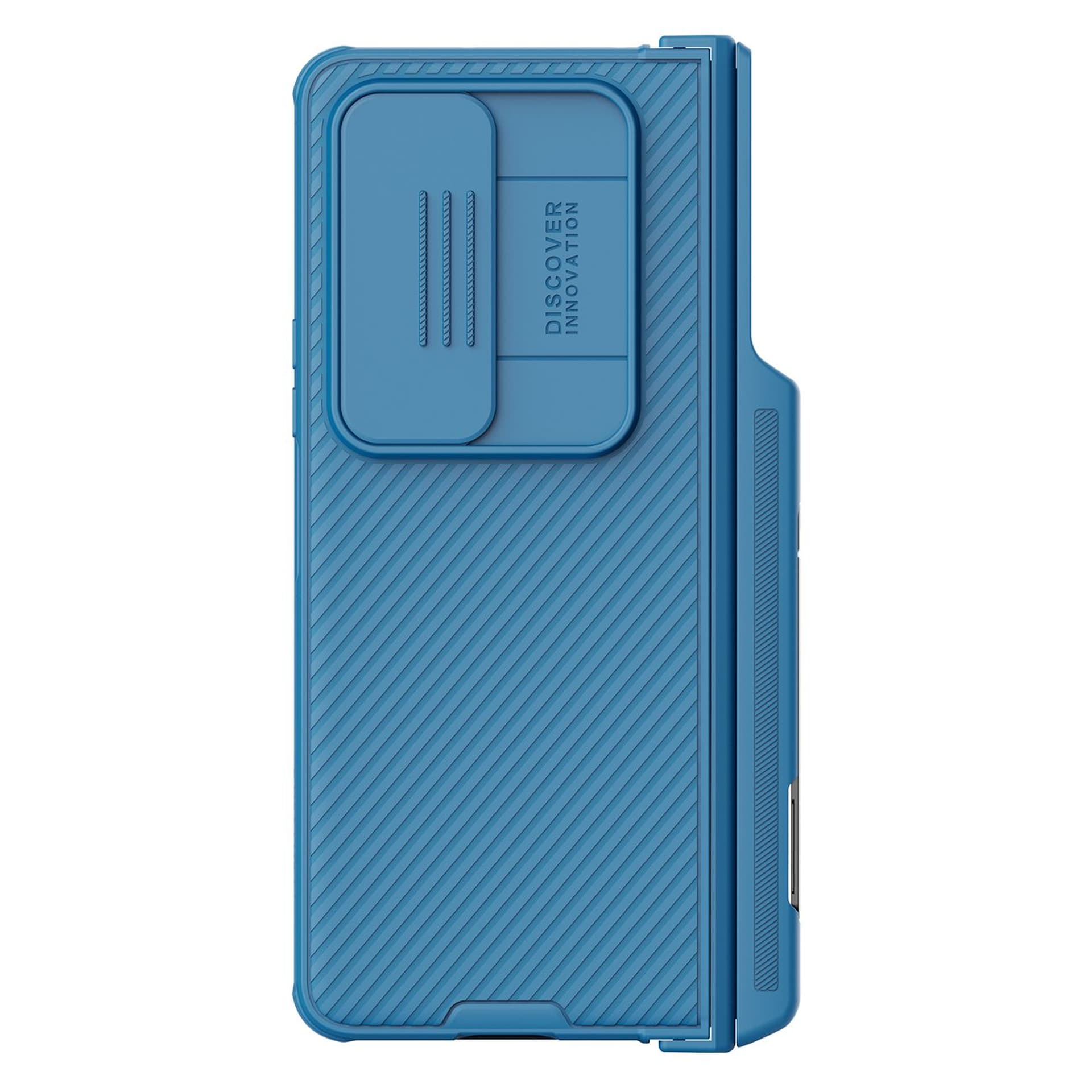 

Nillkin CamShield Pro Case (suit) etui Samsung Galaxy Z Fold 4 pokrowiec z osłoną na aparat podstawka niebieskie, Suit) etui samsung galaxy z fold 4 pokrowiec z osłoną na aparat podstawka niebieski