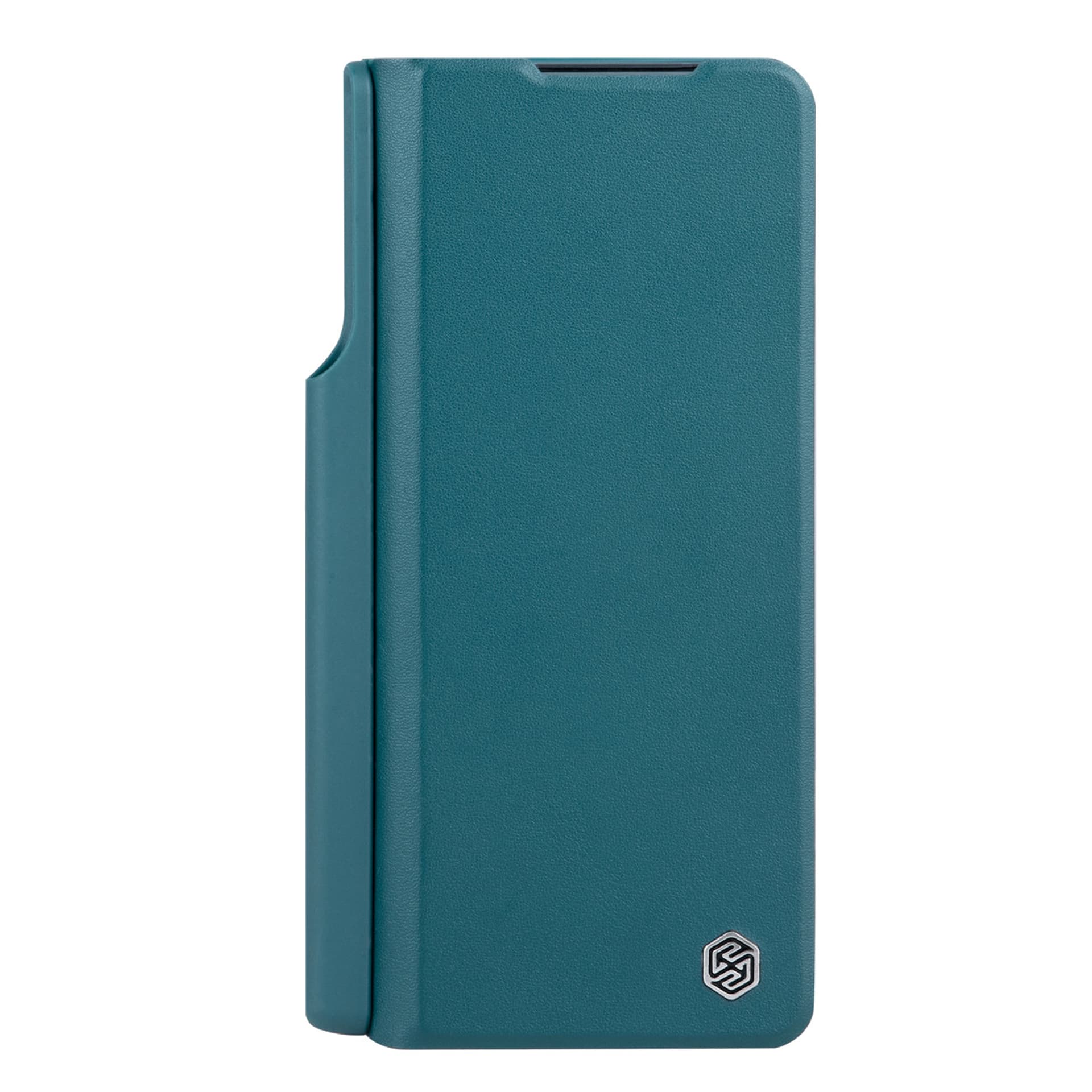 

Nillkin Qin Leather Pro Case etui Samsung Galaxy Z Fold 4 pokrowiec osłoną na aparat i miejscem na rysik zielone