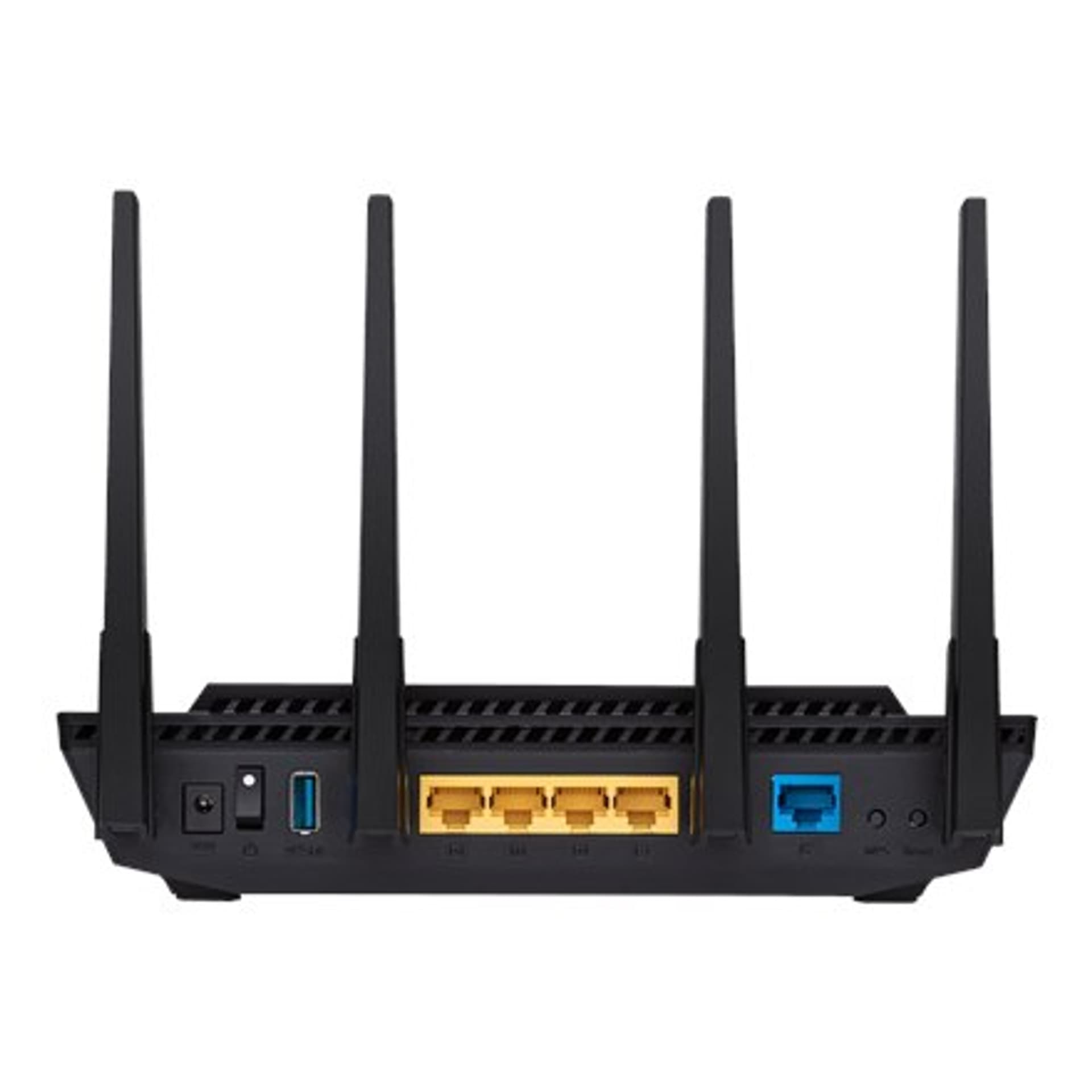 

Asus Wireless Wifi 6 Dual Band Gigabit Router RT-AX58U 802.11ax, 2402+574 Mbit/s, 10/100/1000 Mbit/s, Porty Ethernet LAN (RJ-45)