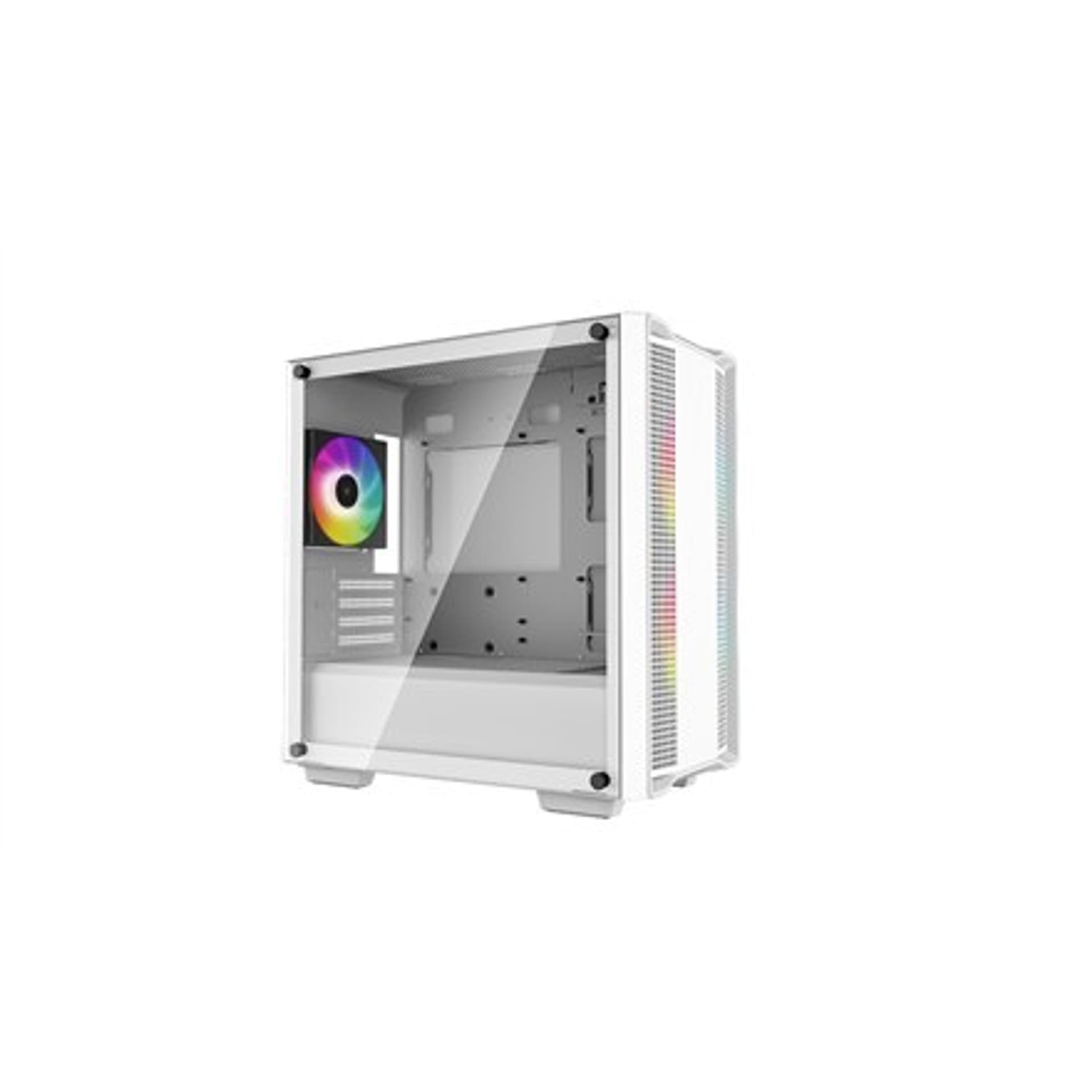 

Deepcool ARGB Micro-ATX CASE CC360 Biała, Mini-ITX / Micro-ATX, 4, Zasilacz w zestawie Nie, 1x USB3.0, 1x USB2.0, 1x Audio, ABS+