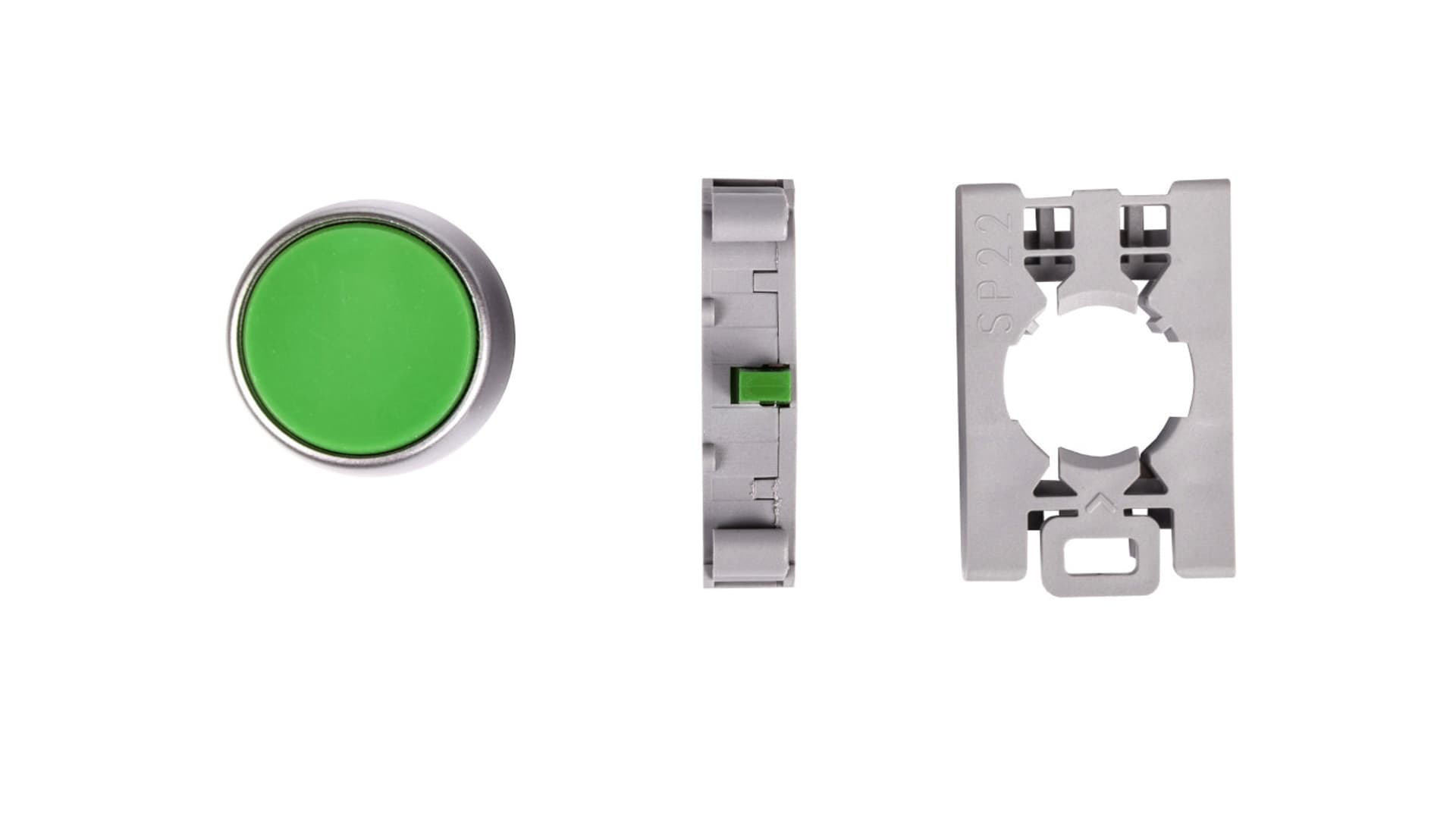 

Przycisk sterowniczy 22mm zielony z samopowrotem 1Z SP22-KZ-10.