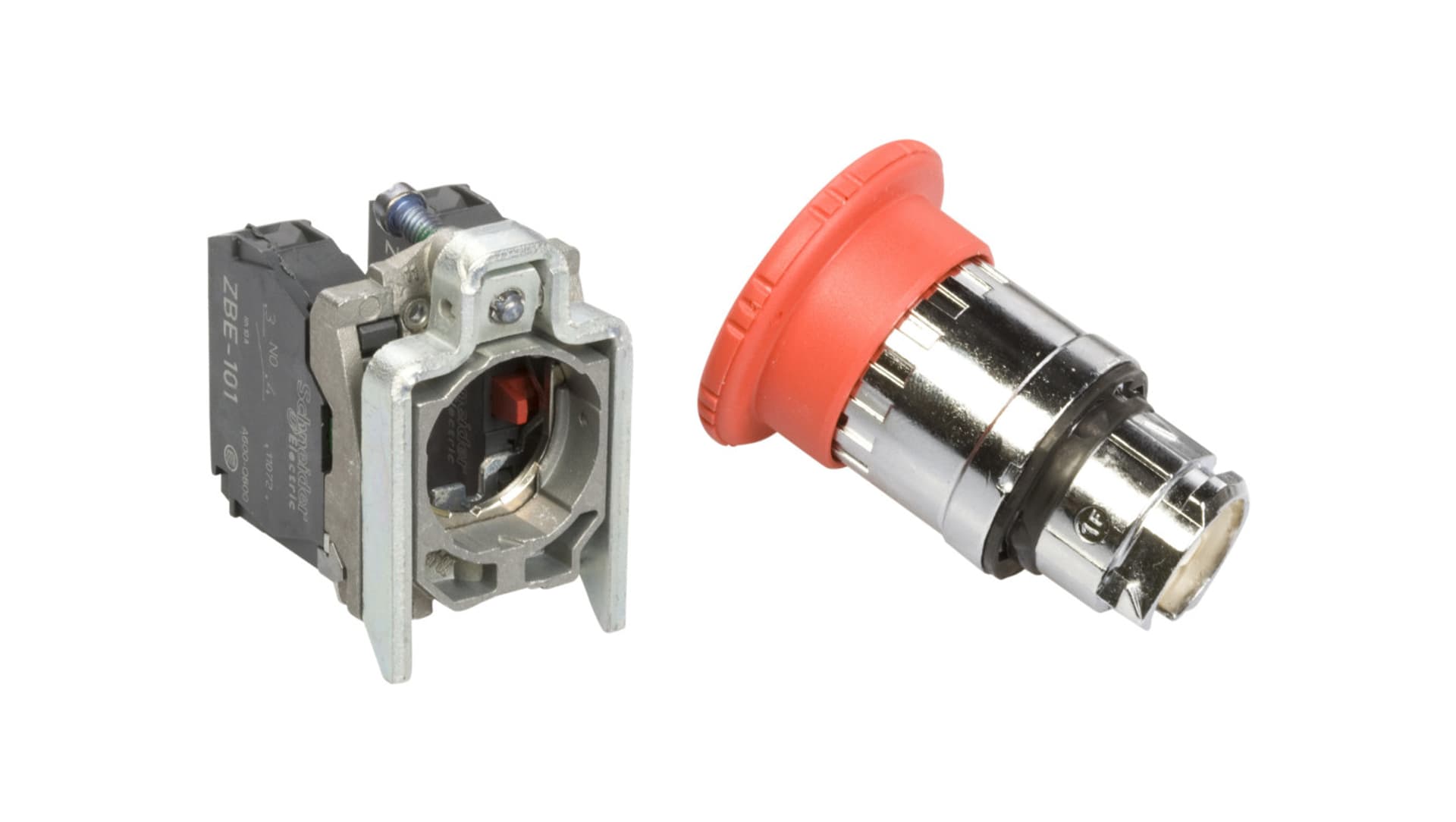 

Przycisk bezpieczeństwa 22mm 1Z 1R IP66 przez obrót XB4BS8445