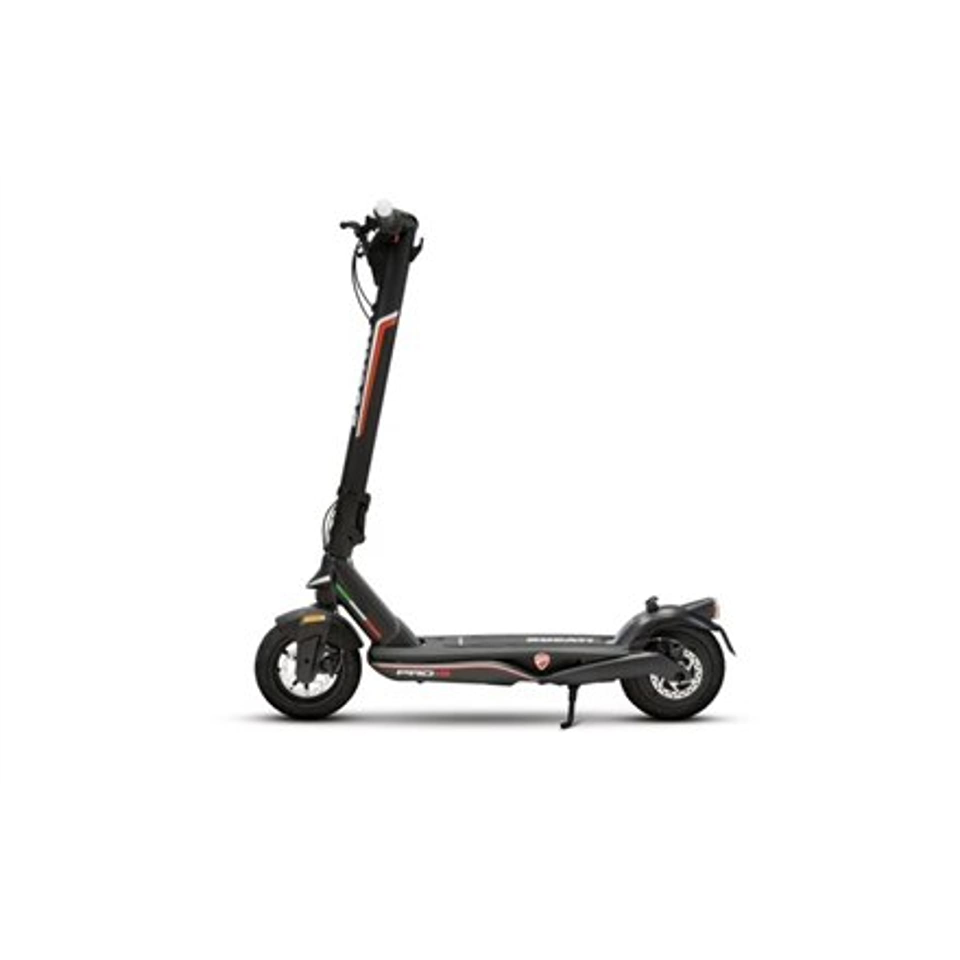 

Hulajnoga elektryczna marki Ducati PRO-III z kierunkowskazami, 350 W, 10", 25 km/h, czarna