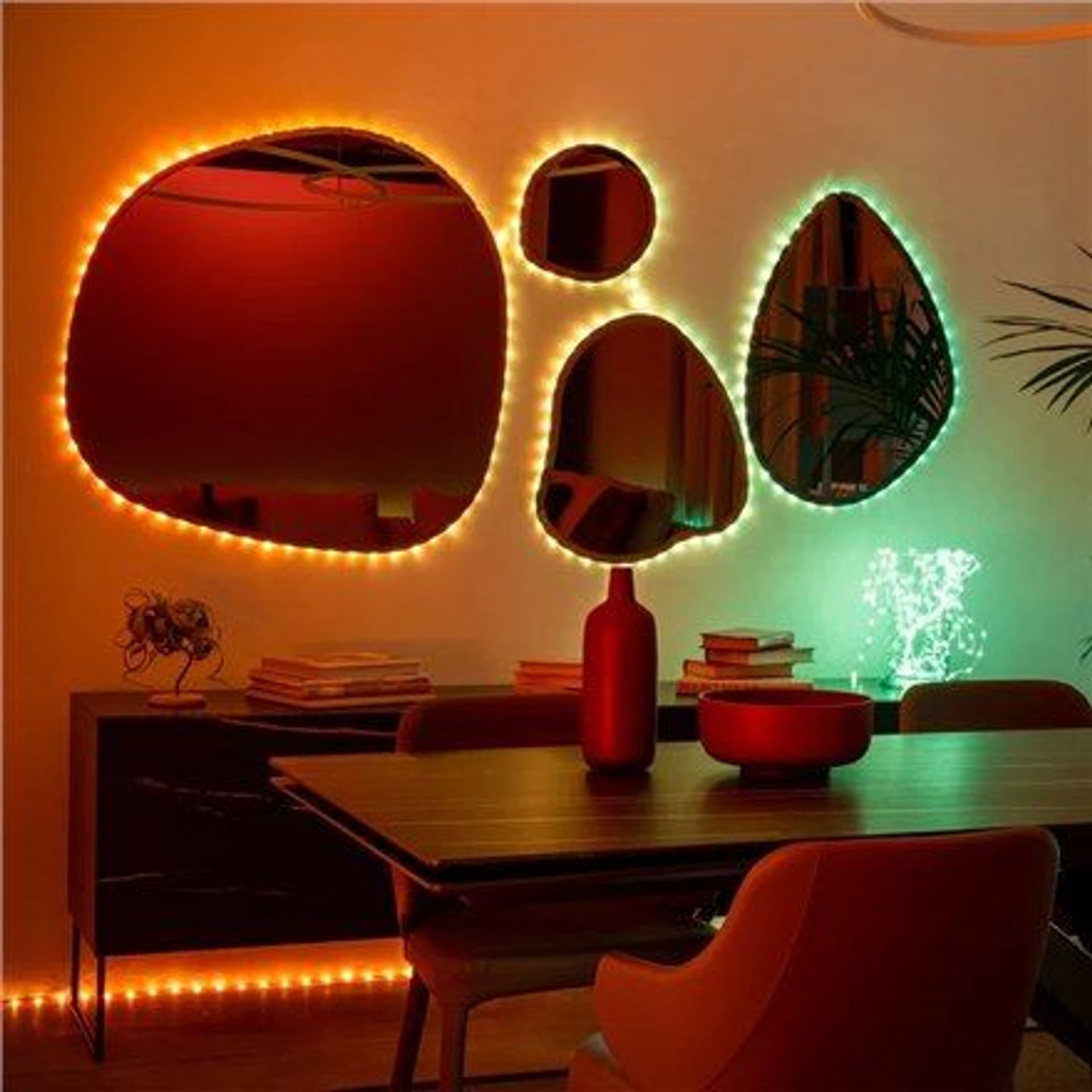 

Inteligentne oświetlenie LED Twinkly Dots 60 RGB (wielokolorowe), zasilane przez USB, , przezroczyste, Wielokolorowe)/zasilane przez usb/przezroczyst