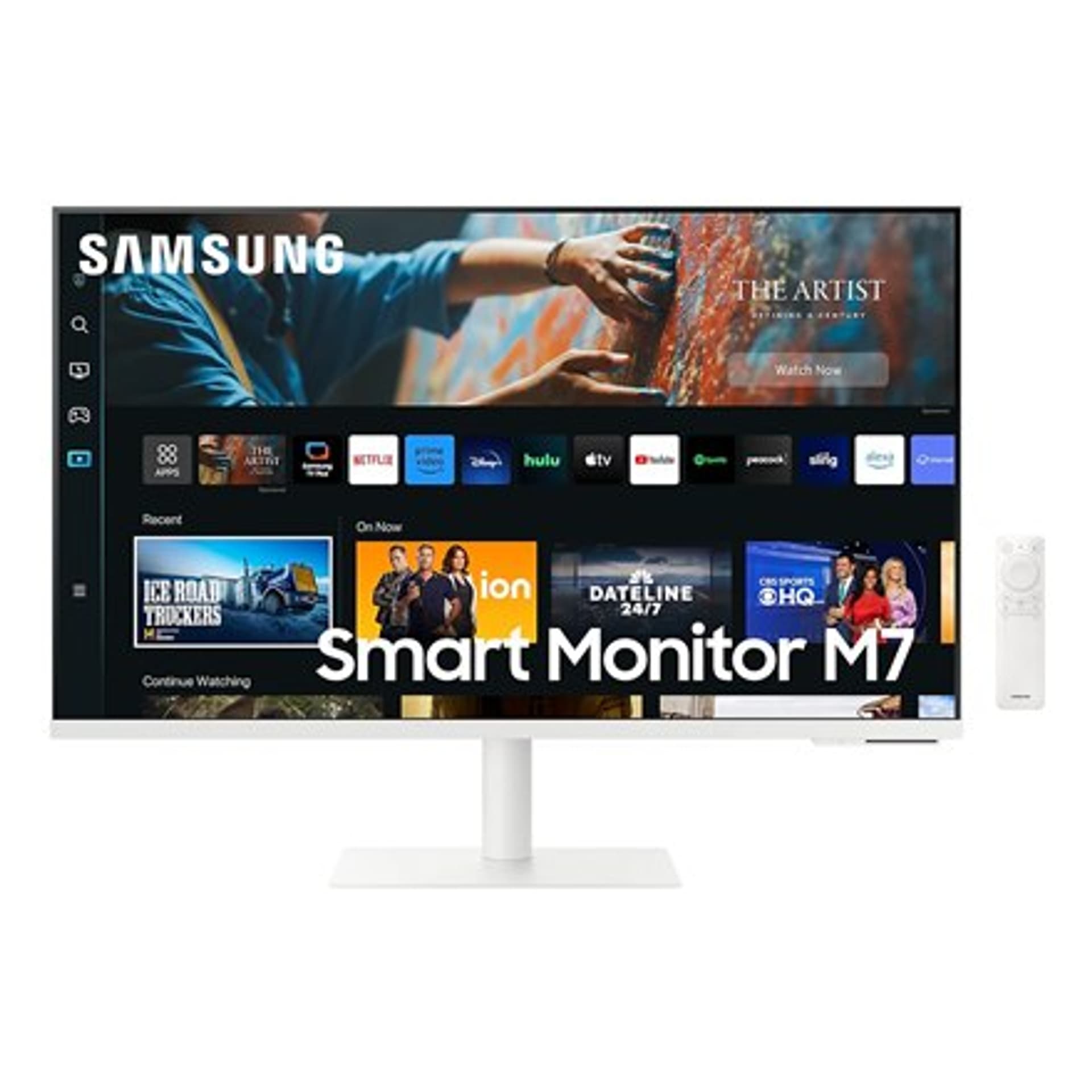 

Samsung Smart Monitor LS32CM703UUXDU 32", VA, 4K, 3840 x 2160, 16:9, 4 ms, 300 cd/m², Biały, Ilość portów HDMI 2, 60 Hz