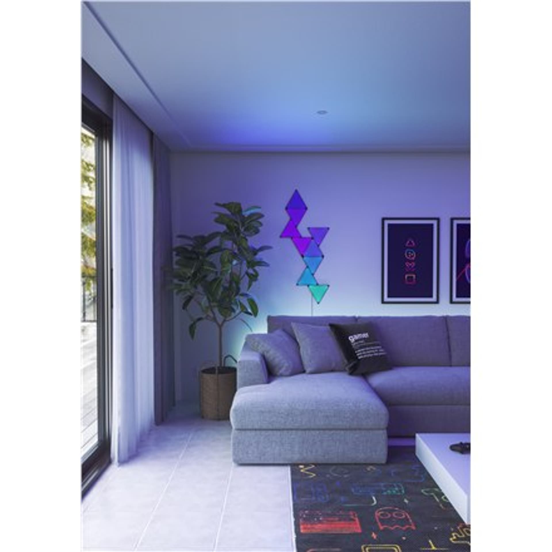 

Zestaw startowy Nanoleaf Shapes Black Triangles (9 paneli)