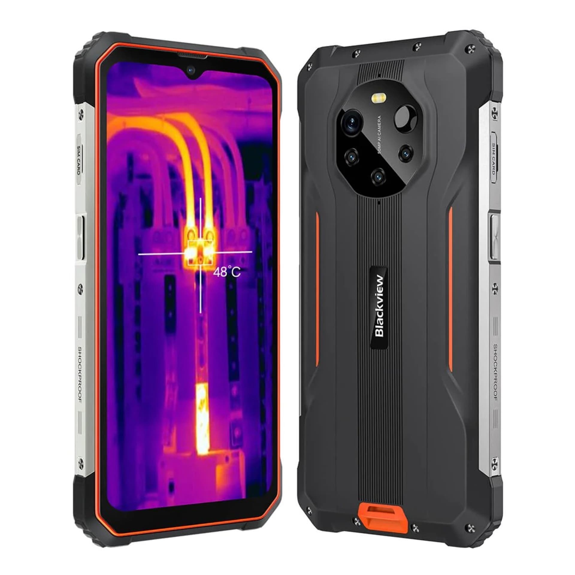 

Smartfon Blackview BL8800 Pro 5G 8/128GB Pomarańczowy