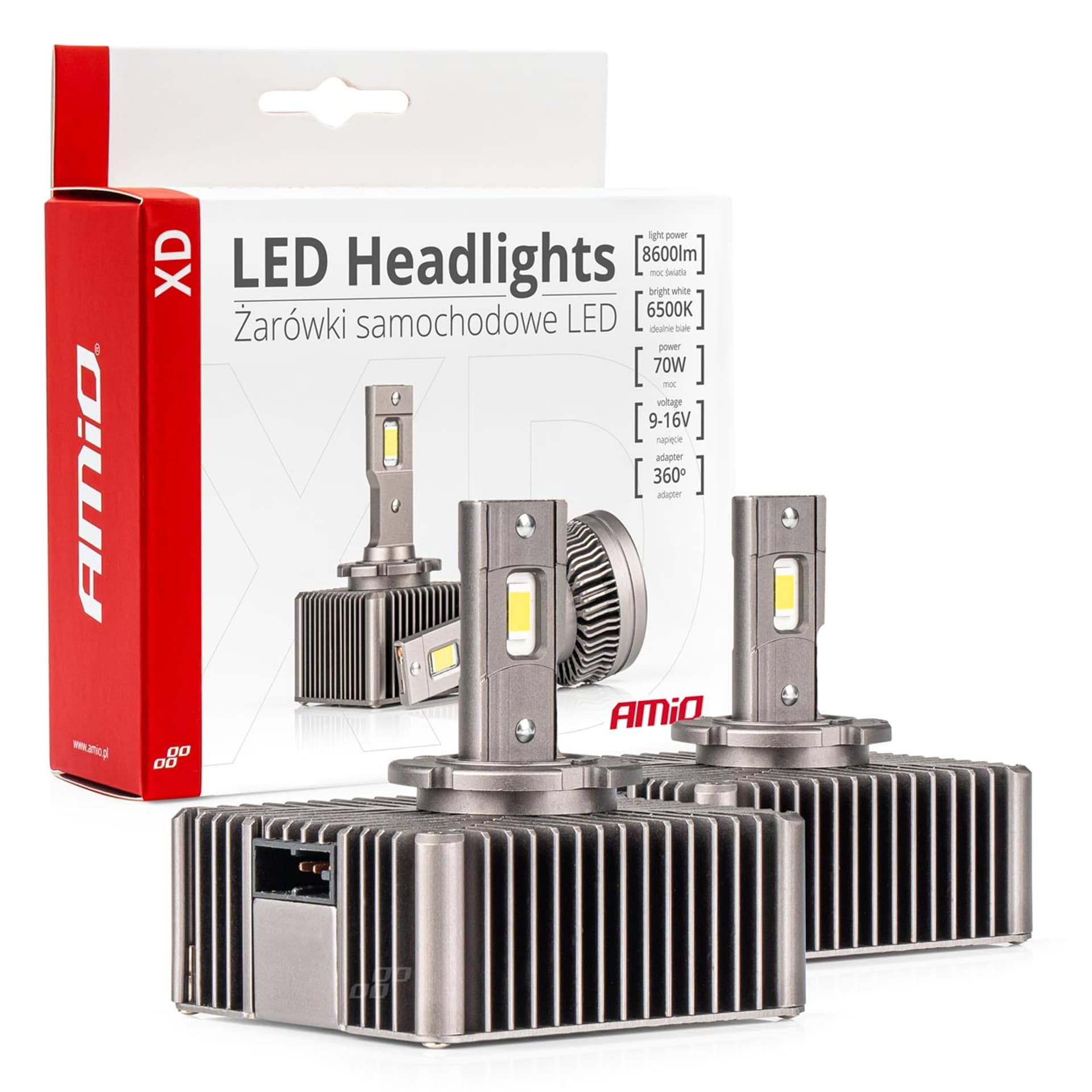 

Żarówki żarniki led amio xd d5s amio-03314