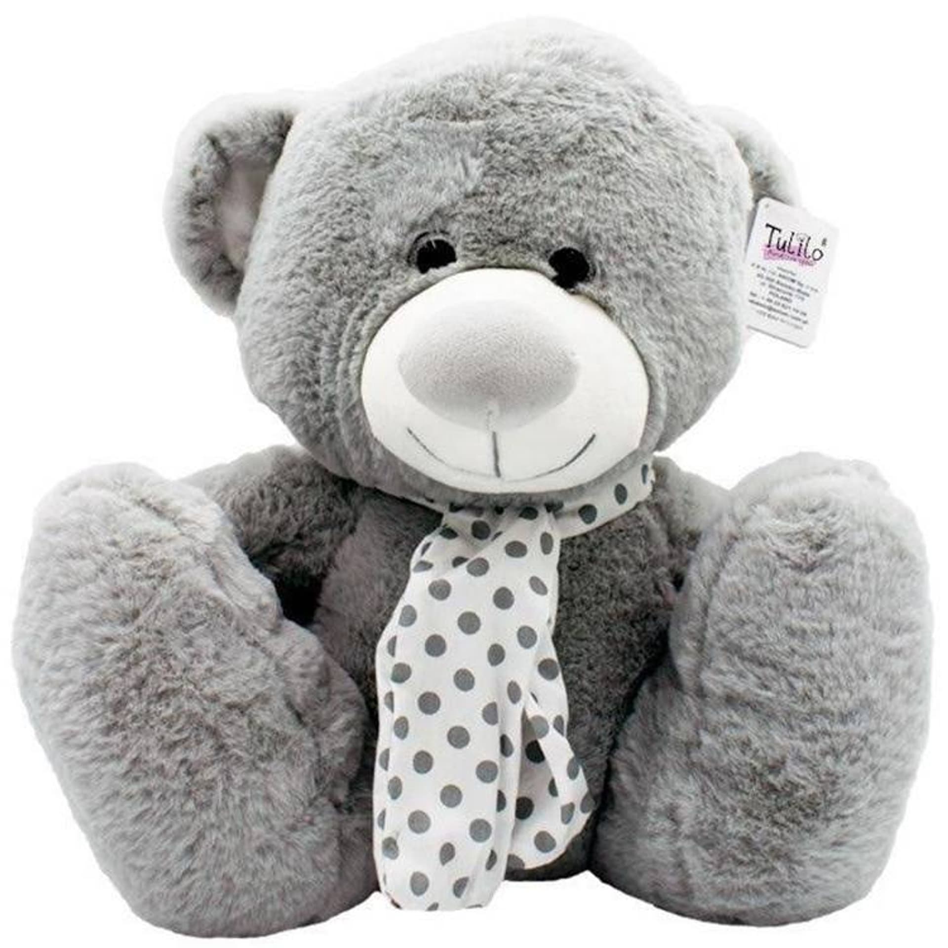 

Maskotka Srebrna kolekcja Miś szary 25 cm