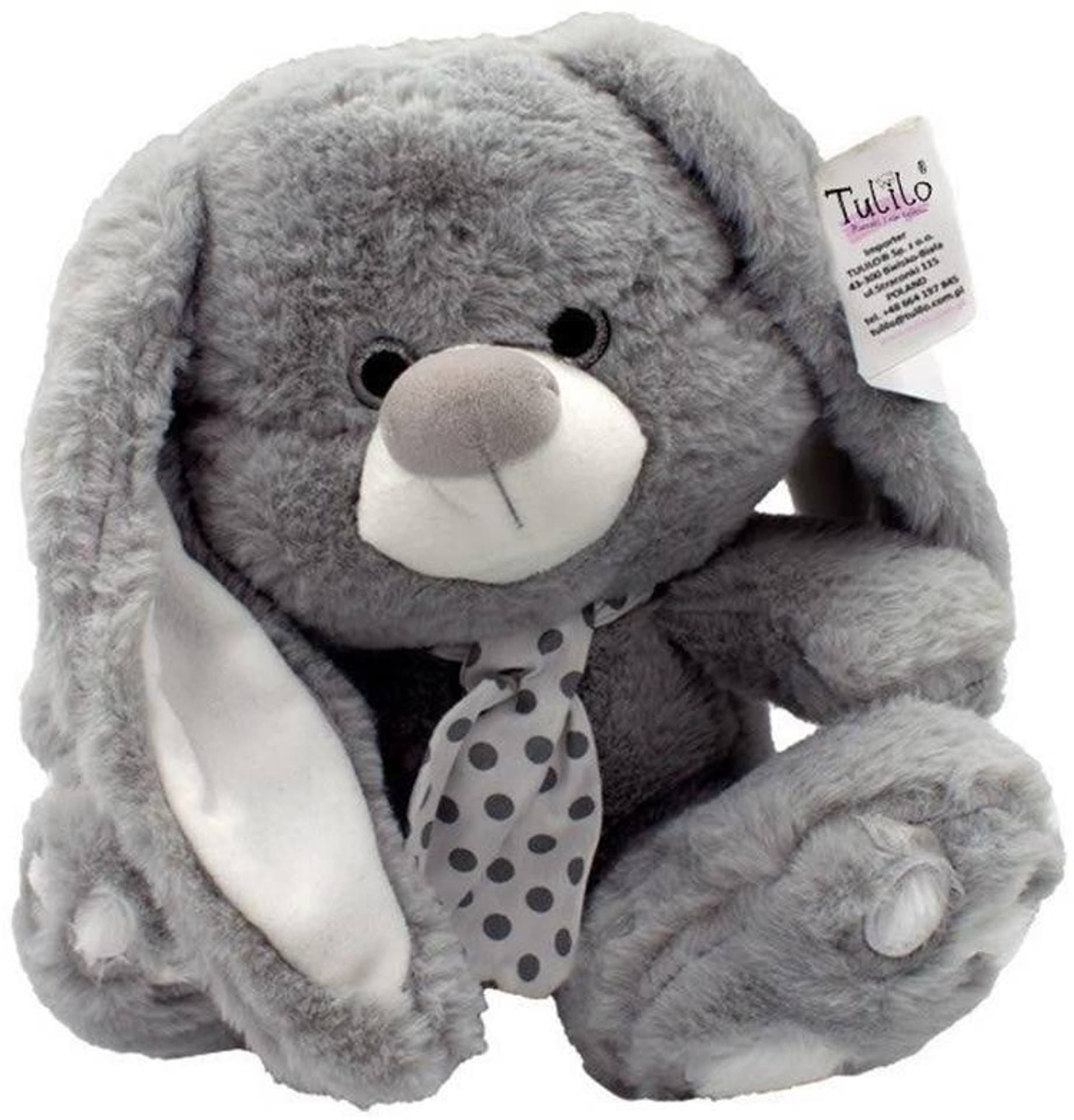 

Maskotka Srebrna kolekcja - Królik szary 20 cm