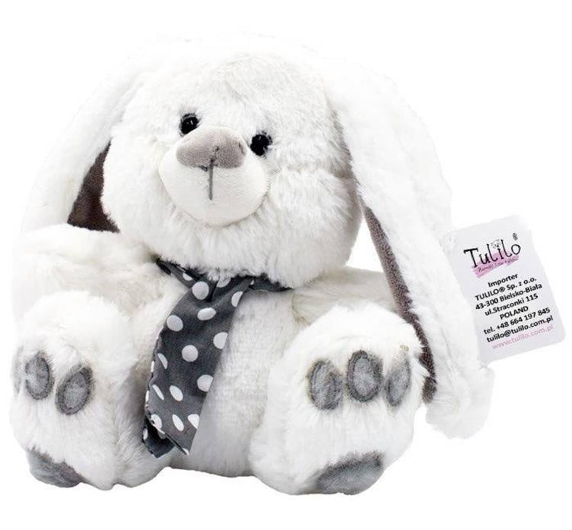 

Maskotka Srebrna kolekcja - Królik biały 20 cm
