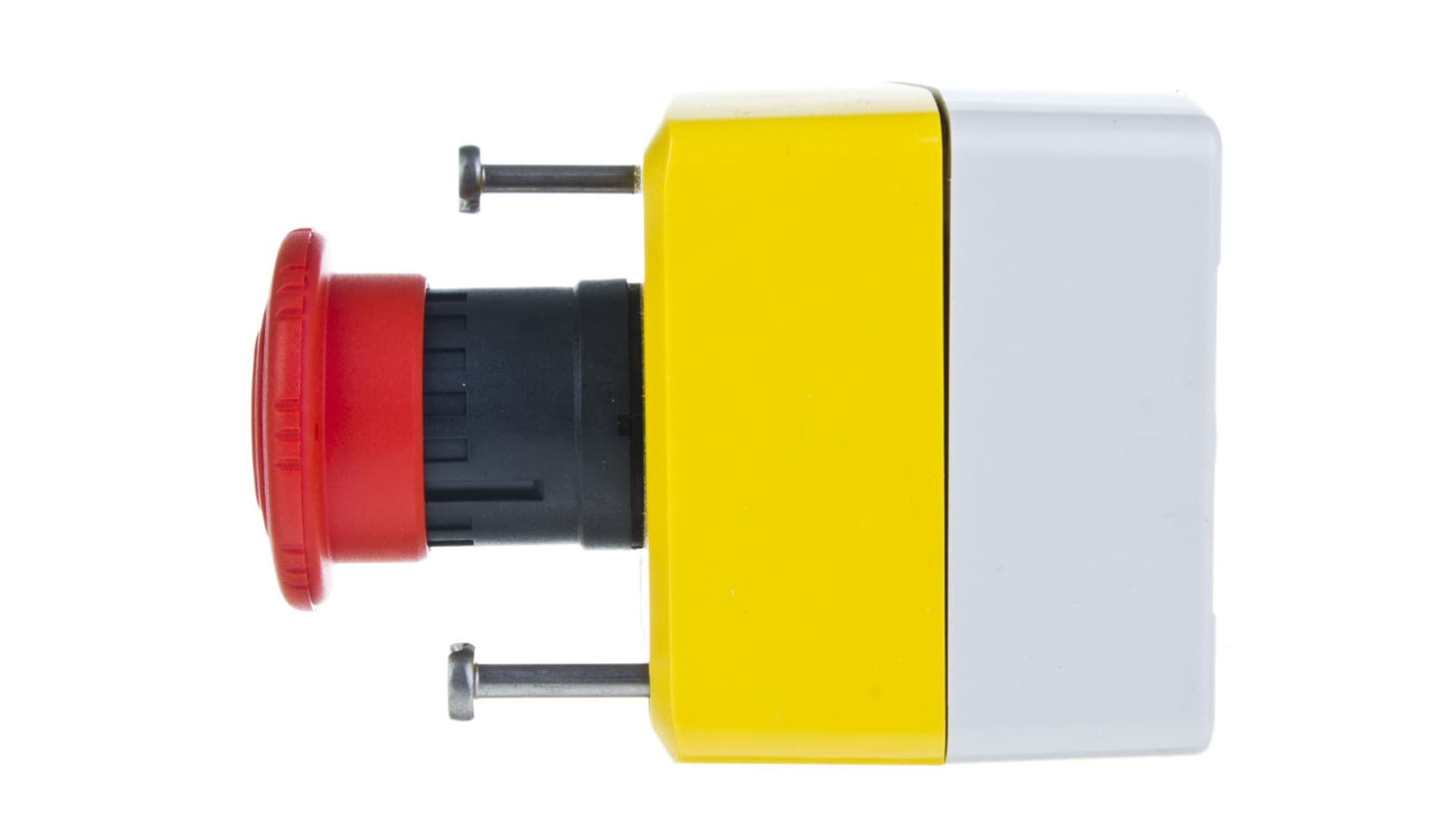 

Kaseta z przyciskiem bezpieczeństwa przez obrót 1Z 1R żółta IP65 XALK178E