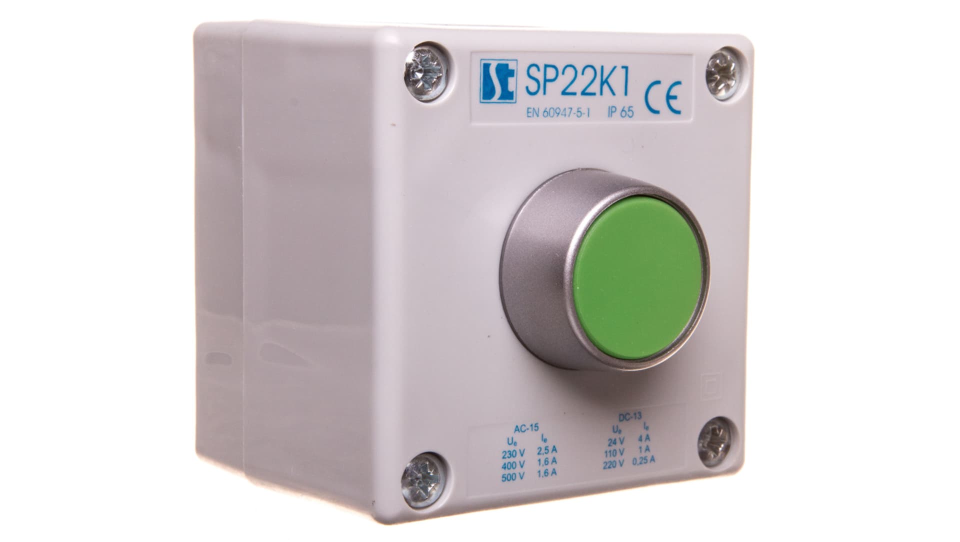 

Kaseta sterownicza przycisk kryty zielony SP22K1\01-1