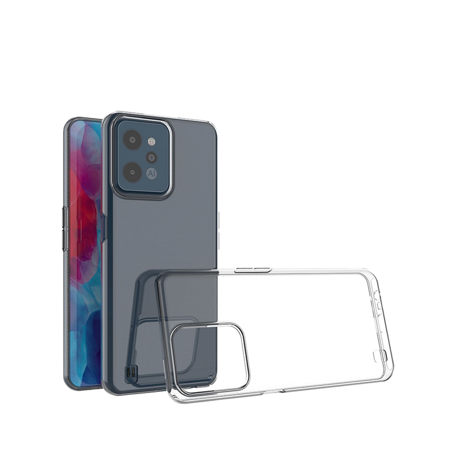 

Ultra Clear 0.5mm etui Realme C31 cienki pokrowiec przezroczyste
