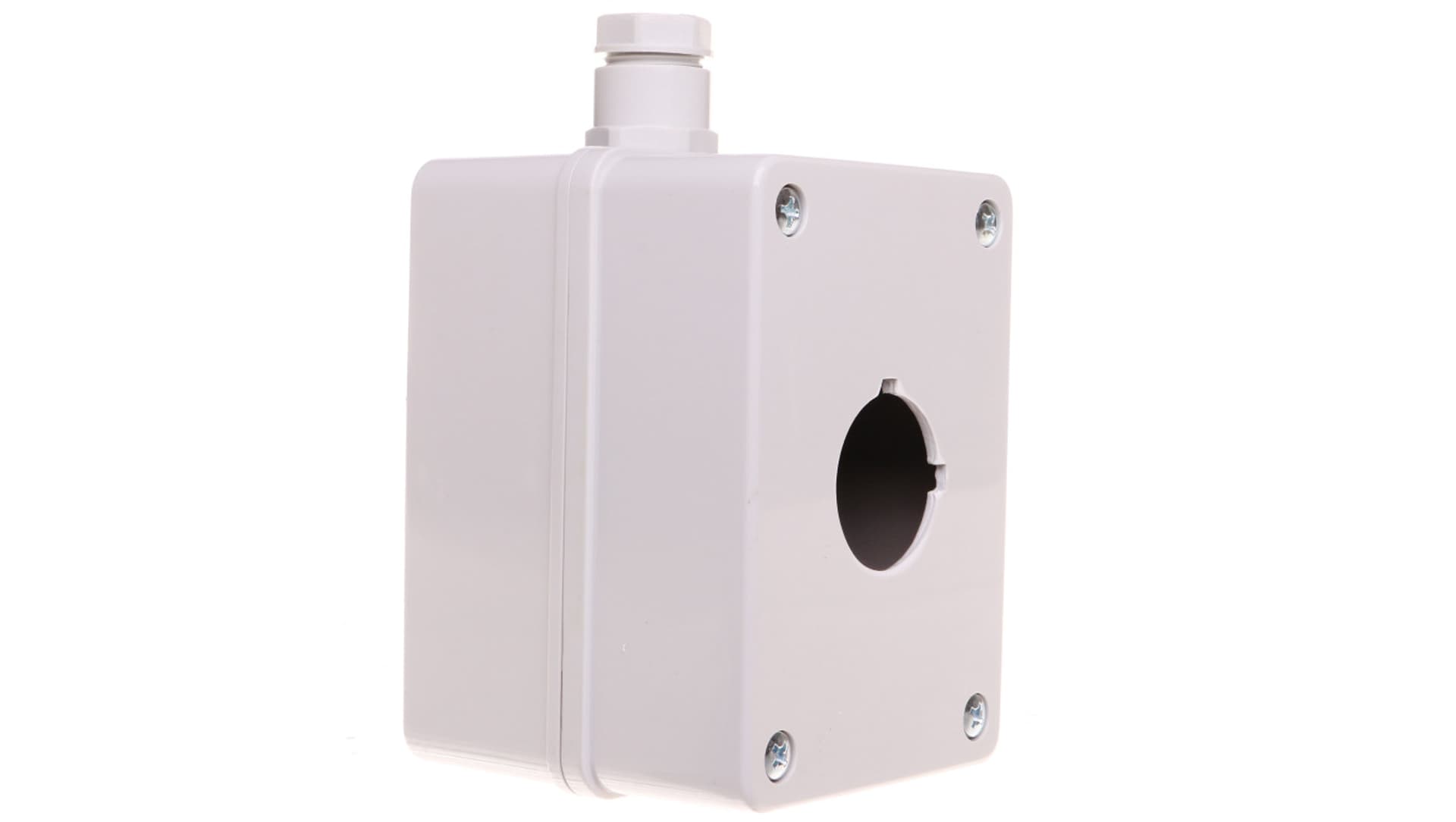 

Obudowa kasety 1-otworowa 30mm szara IP67 W0-KASETA KP1A SZARA