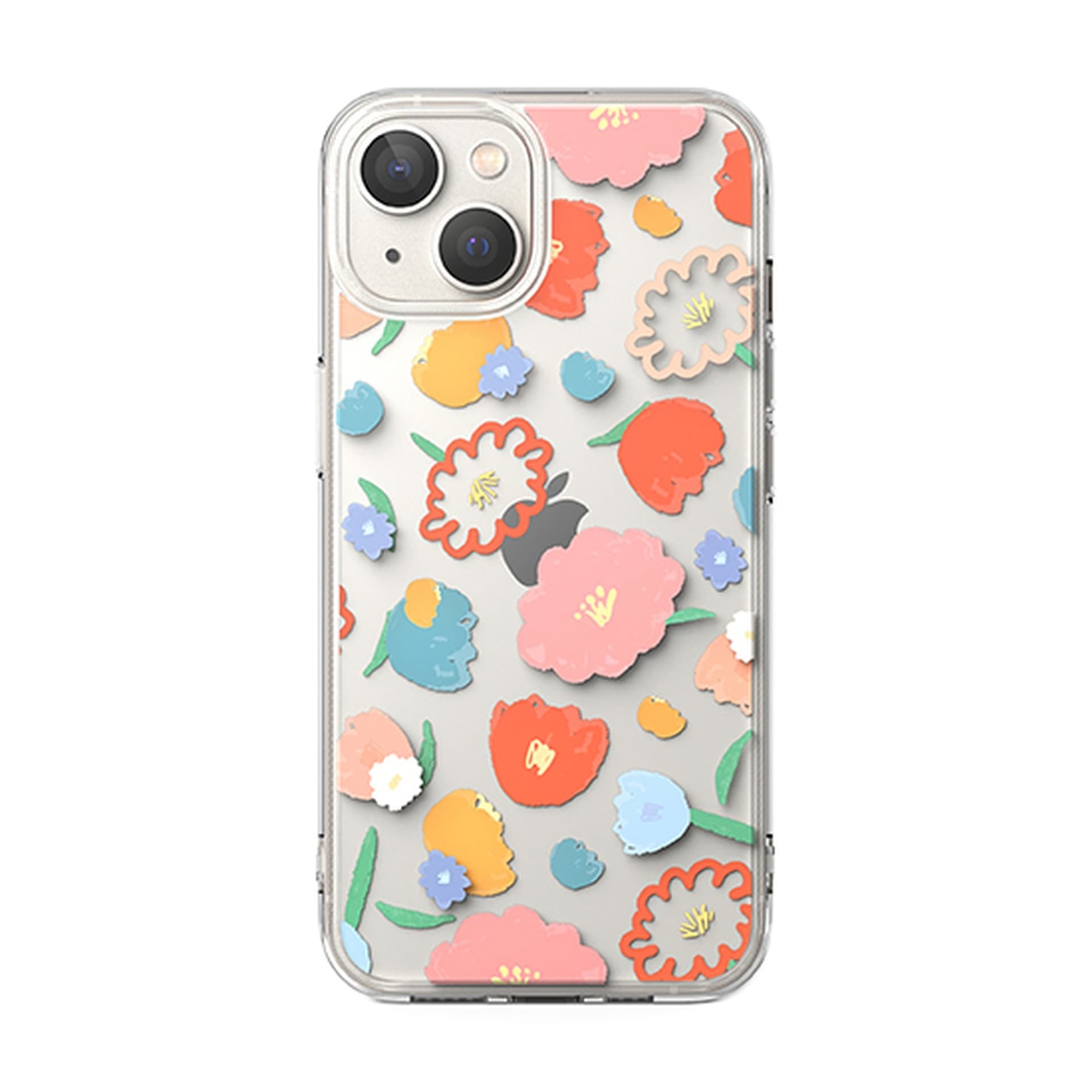 

Ringke Fusion Design pancerne etui pokrowiec z żelową ramką iPhone 14 przezroczysty (Floral) (FD633E31)