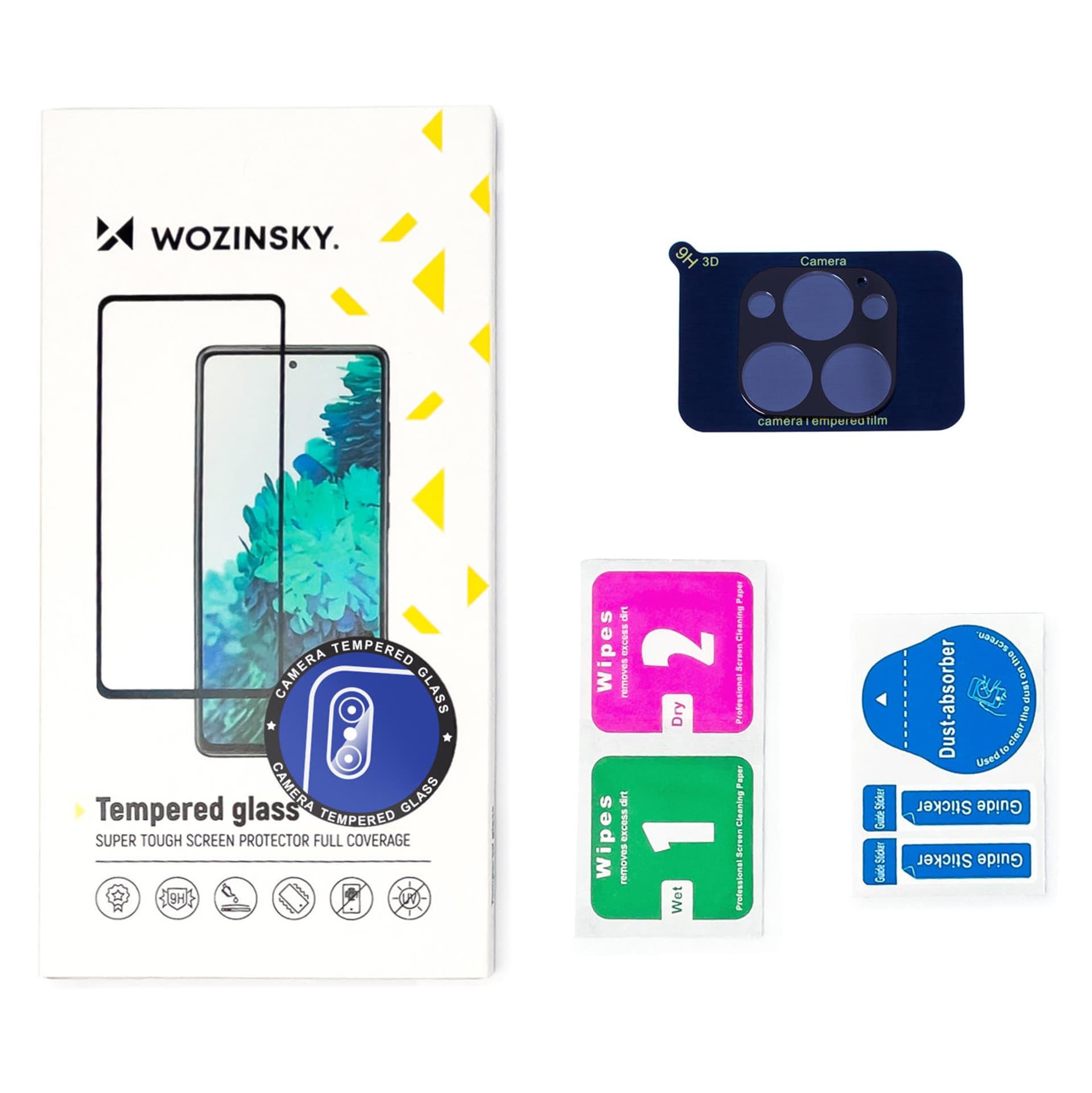 

Wozinsky Full Camera Glass szkło hartowane 9H na cały aparat kamerę Realme 9i