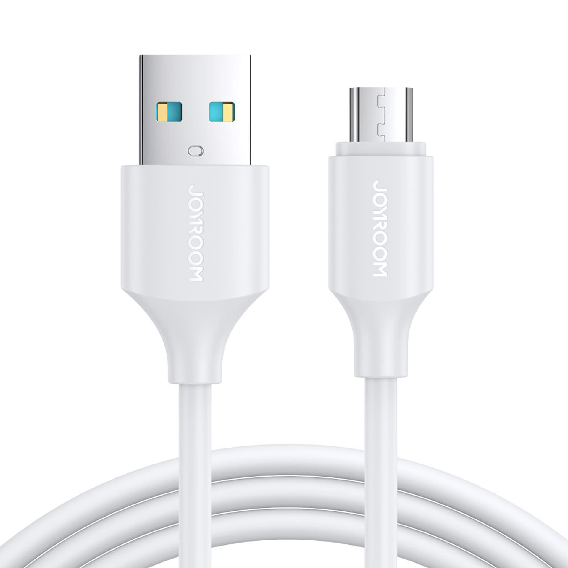 

Joyroom kabel USB-A - Micro USB 480Mb/s 2.4A 1m biały (S-UM018A9)