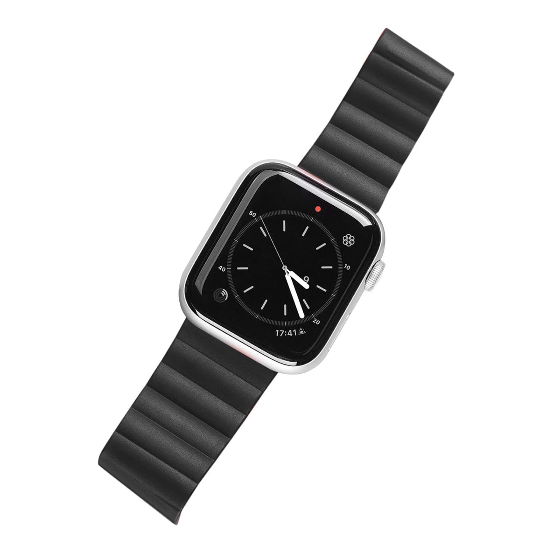

Dux Ducis Magnetic Strap pasek Apple Watch Ultra bransoletka magnetyczna opaska czarno-pomarańczowy (Chain Version)