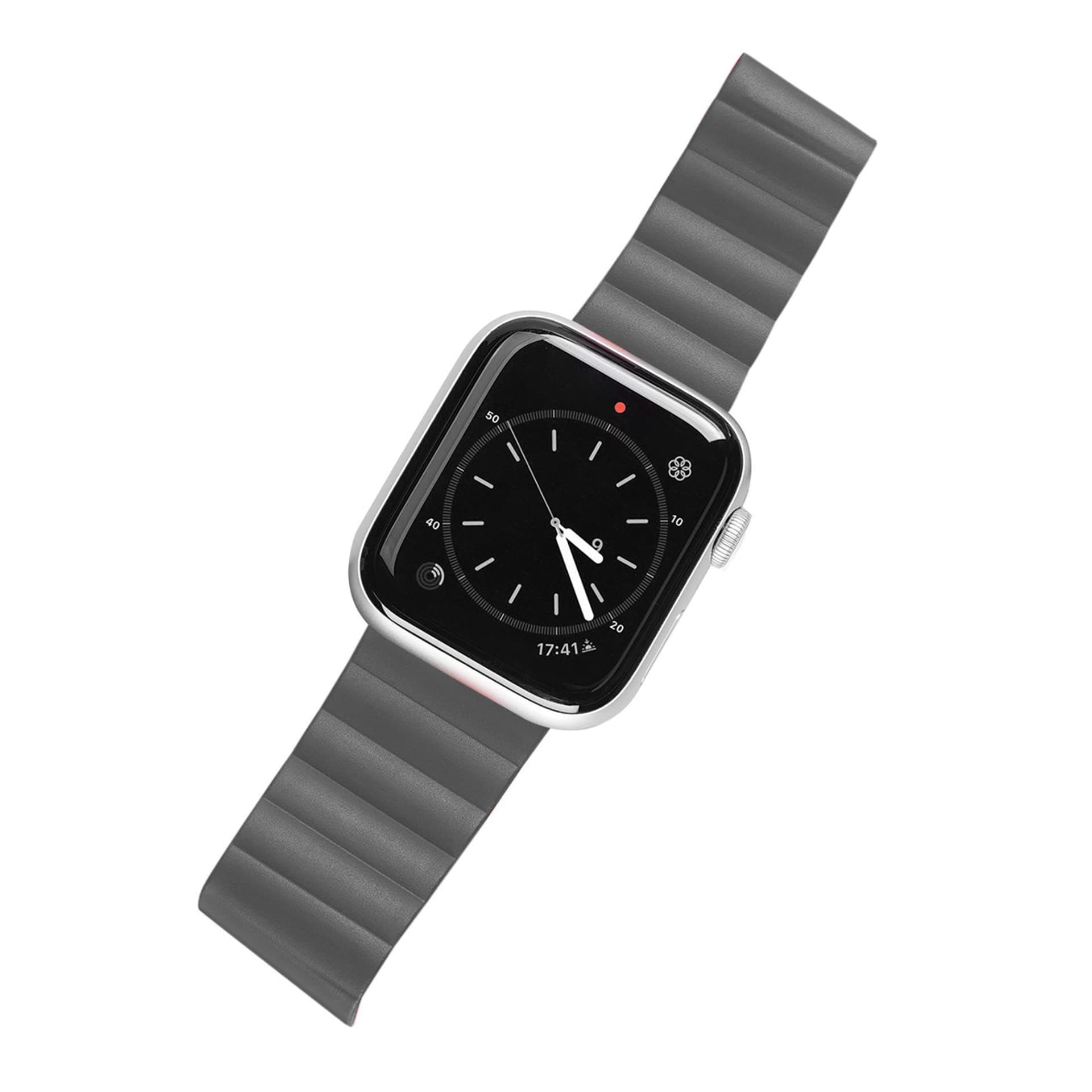 

Dux Ducis Magnetic Strap pasek Apple Watch Ultra bransoletka magnetyczna opaska szaro-pomarańczowy (Chain Version)