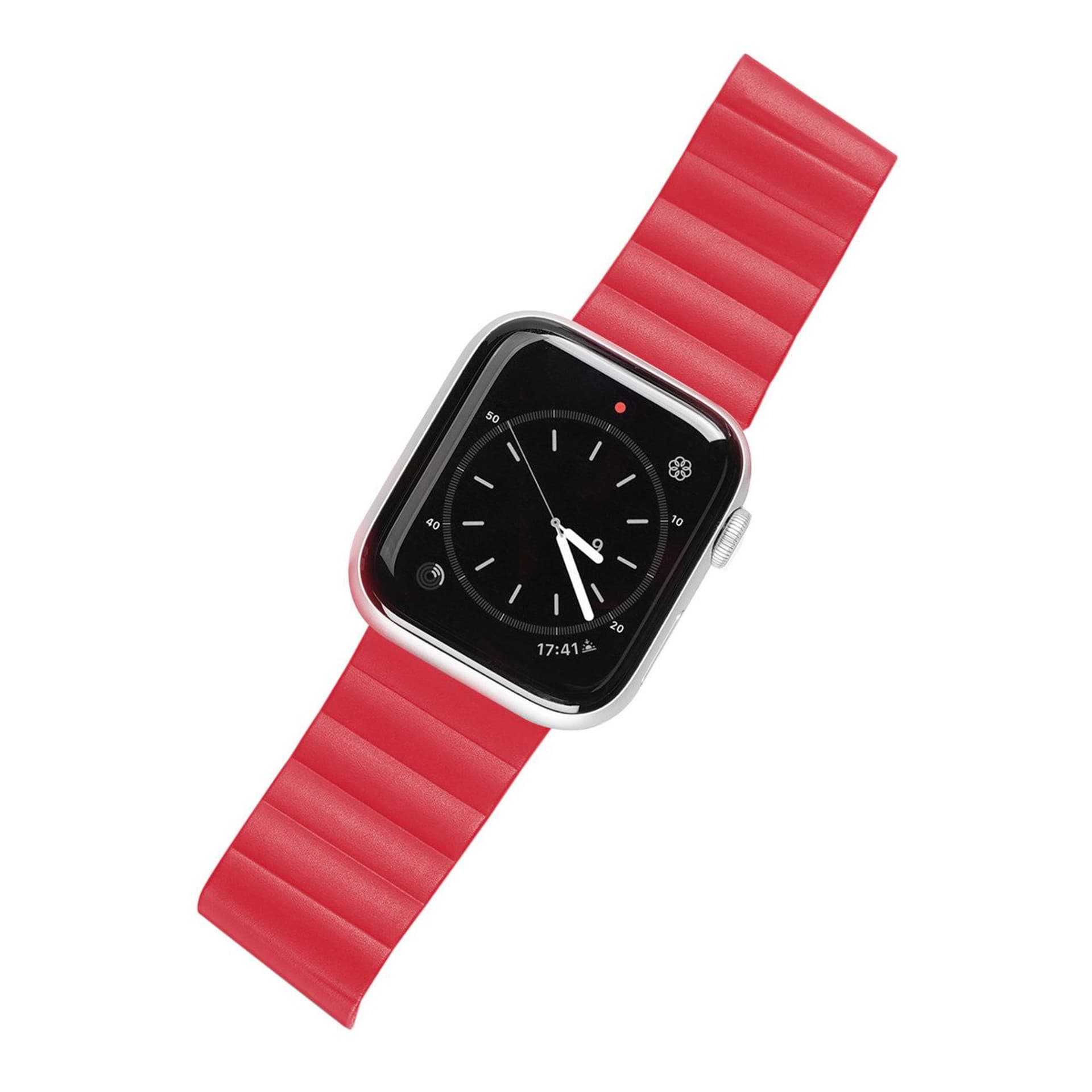 

Dux Ducis Magnetic Strap pasek Apple Watch Ultra bransoletka magnetyczna opaska czerwony (Chain Version)