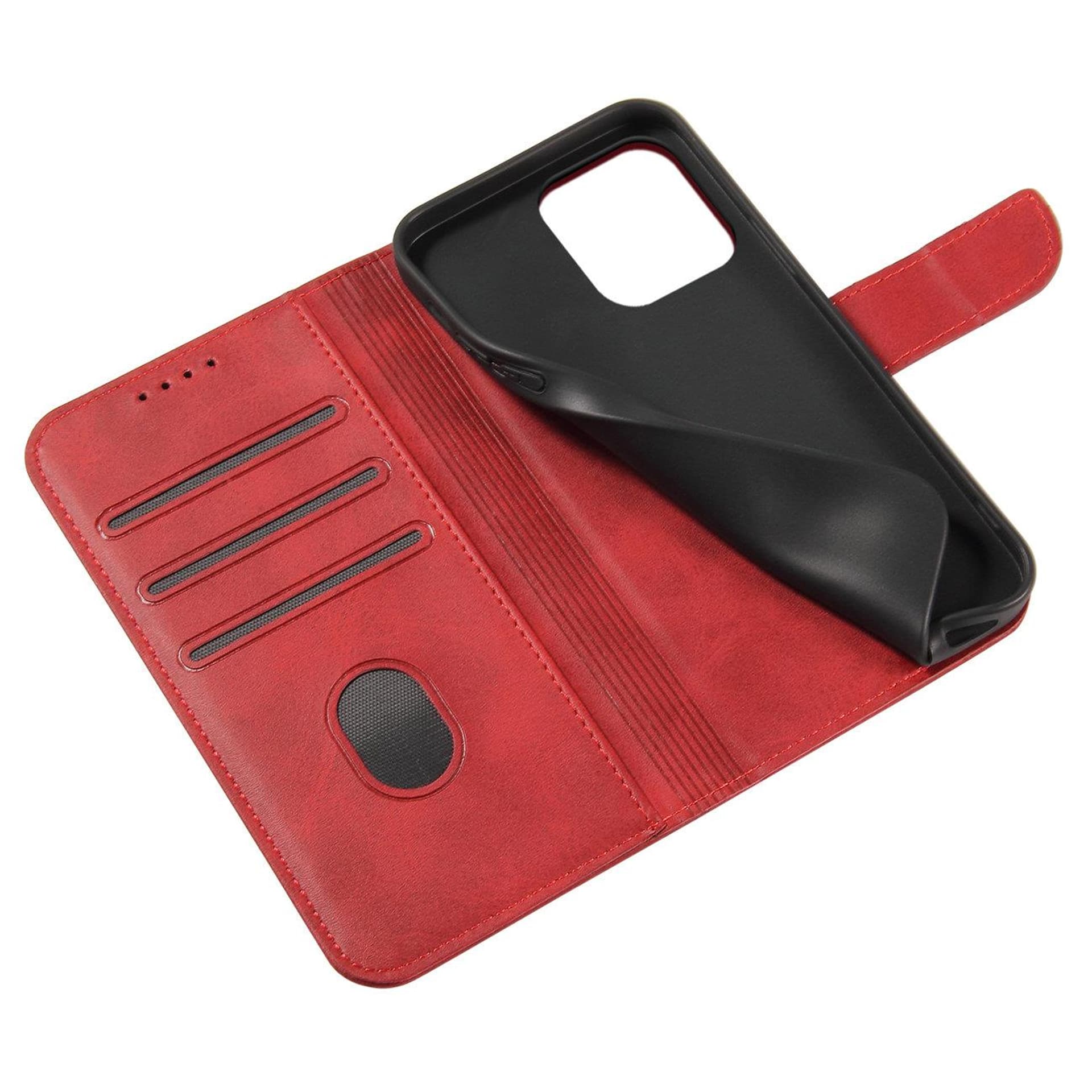 

Magnet Case etui Samsung Galaxy A23 5G pokrowiec z klapką portfel podstawka czerwone