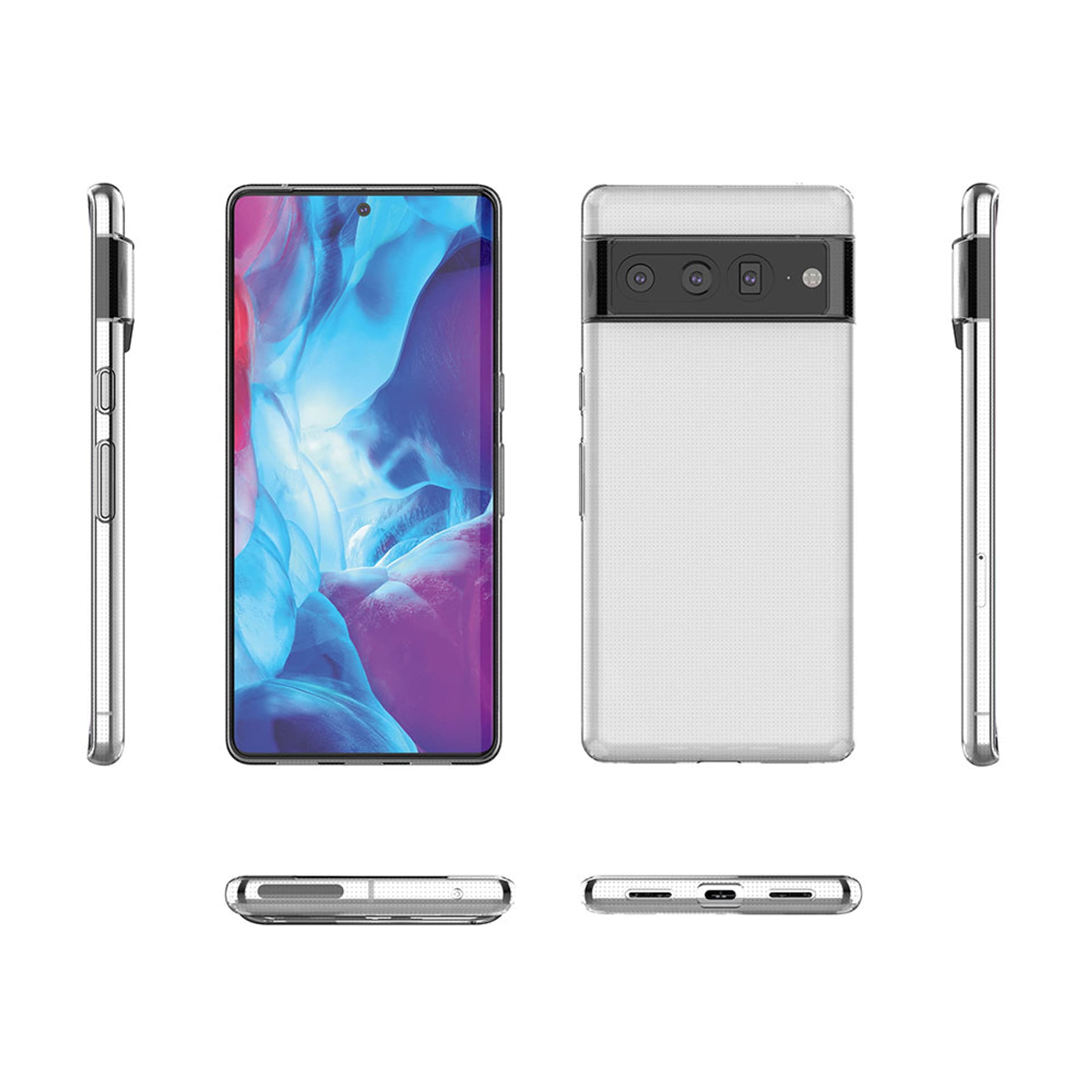 

Ultra Clear 0.5mm etui Google Pixel 7 Pro żelowy pokrowiec na tył plecki przezroczysty