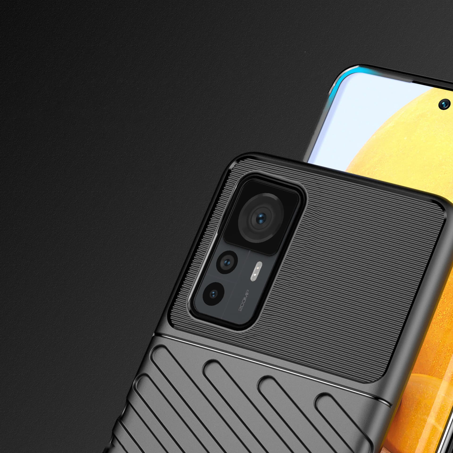 

Thunder Case etui Xiaomi 12T Pro / Xiaomi 12T silikonowy pancerny pokrowiec czarne