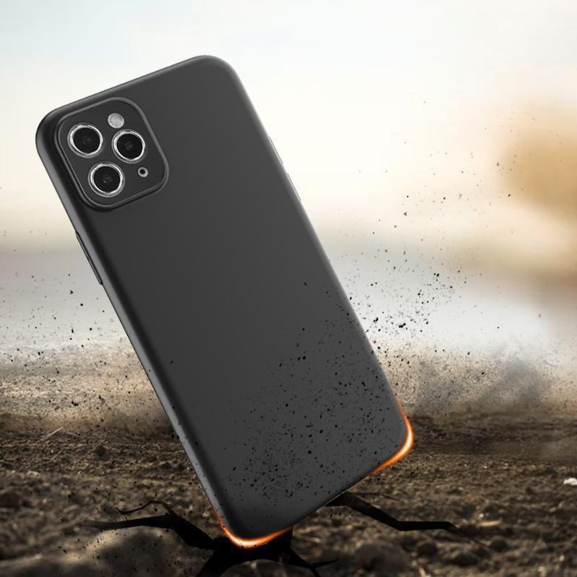 

Soft Color Case elastyczne żelowe etui do iPhone XS / iPhone X niebieski