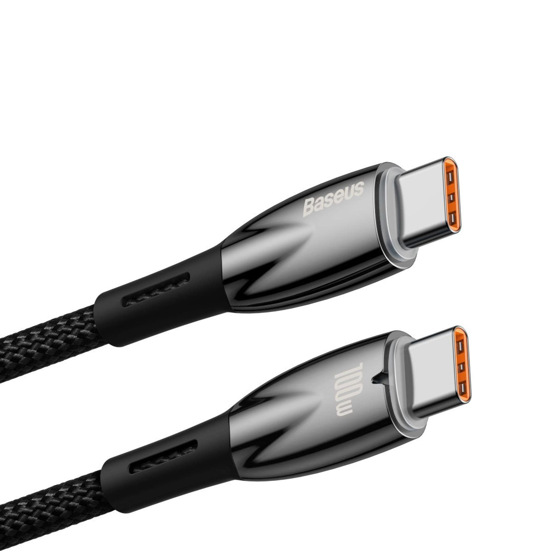 

Baseus Glimmer Series kabel do szybkiego ładowania USB-C 480Mb/s PD 100W 2m czarny