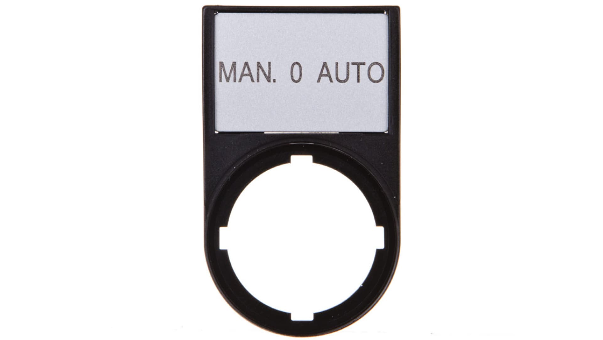 

Tabliczka opisowa MAN-0-AUTO 50x30mm czarna 22mm prostokątna M22S-ST-GB12 216501