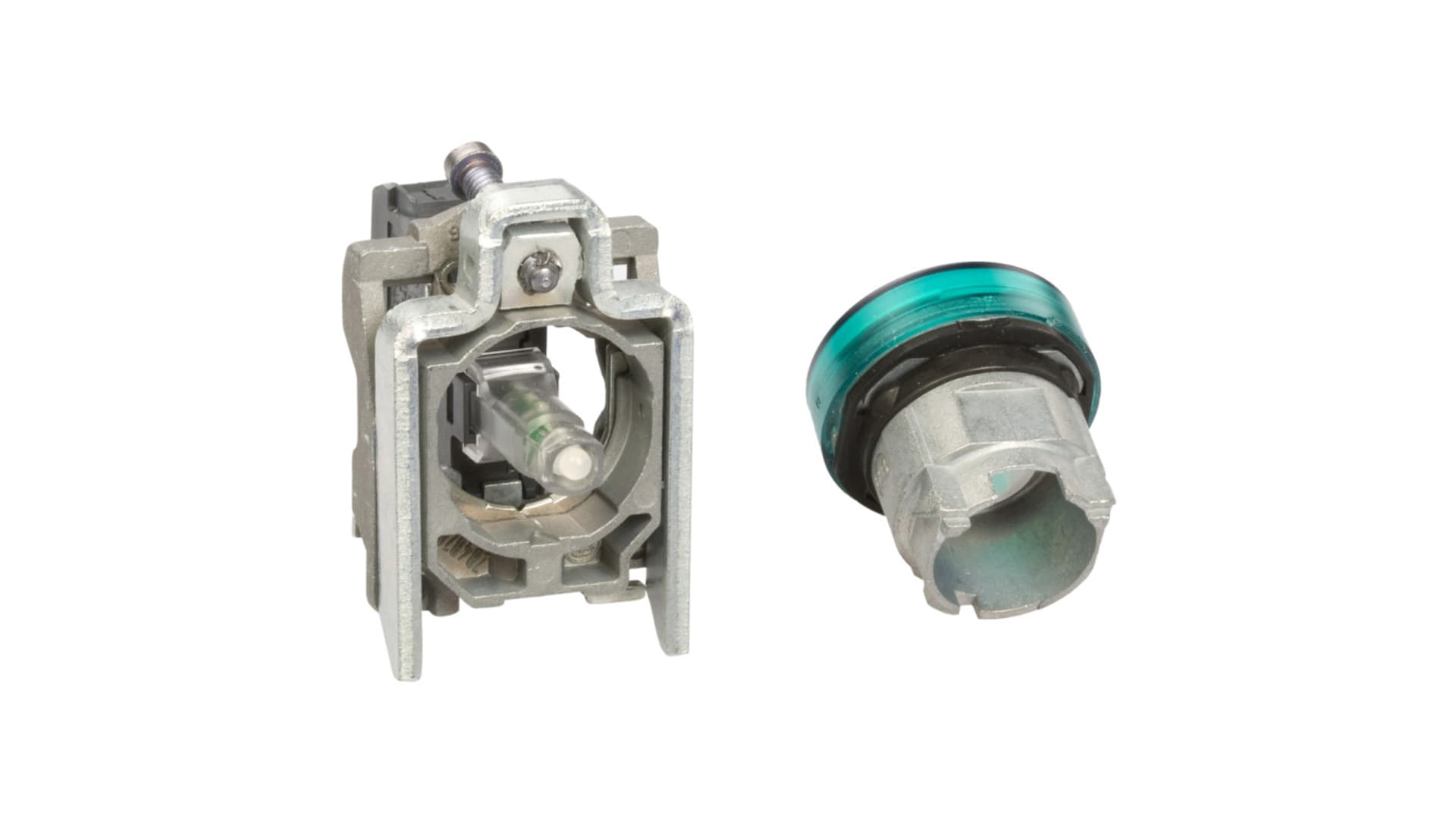

Lampka sygnalizacyjna 22mm zielona 230-240V AC LED XB4BVM3