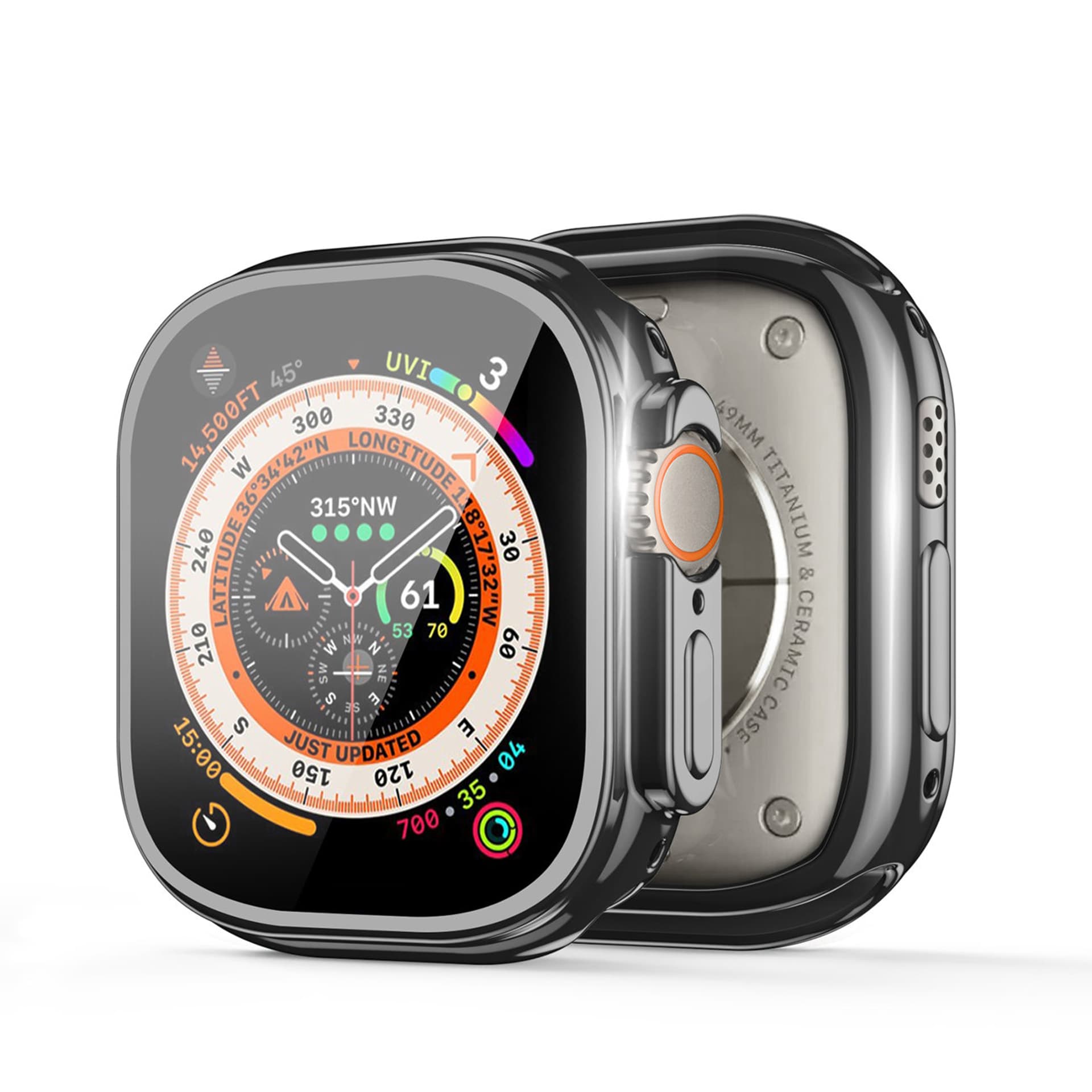 

Dux Ducis Samo etui do Apple Watch Ultra 49 mm elastyczny pokrowiec na smartwatch czarne