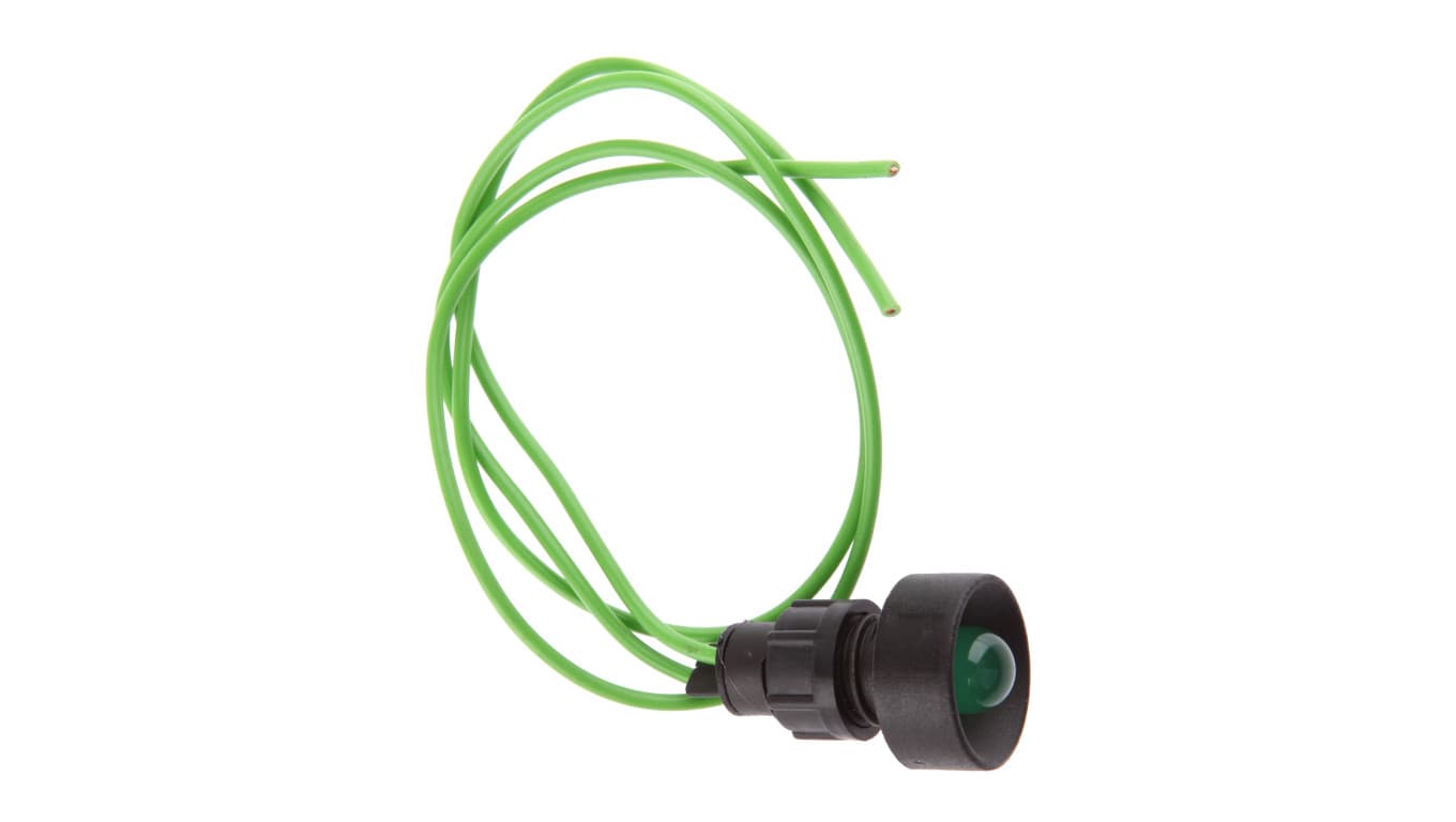 

Lampka sygnalizacyjna 10mm zielona 230V AC KLP 10G/230V 84510005