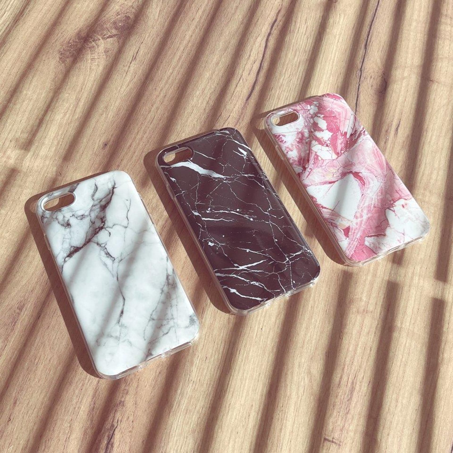 

Wozinsky Marble żelowe etui pokrowiec marmur Xiaomi Redmi 8A różowy