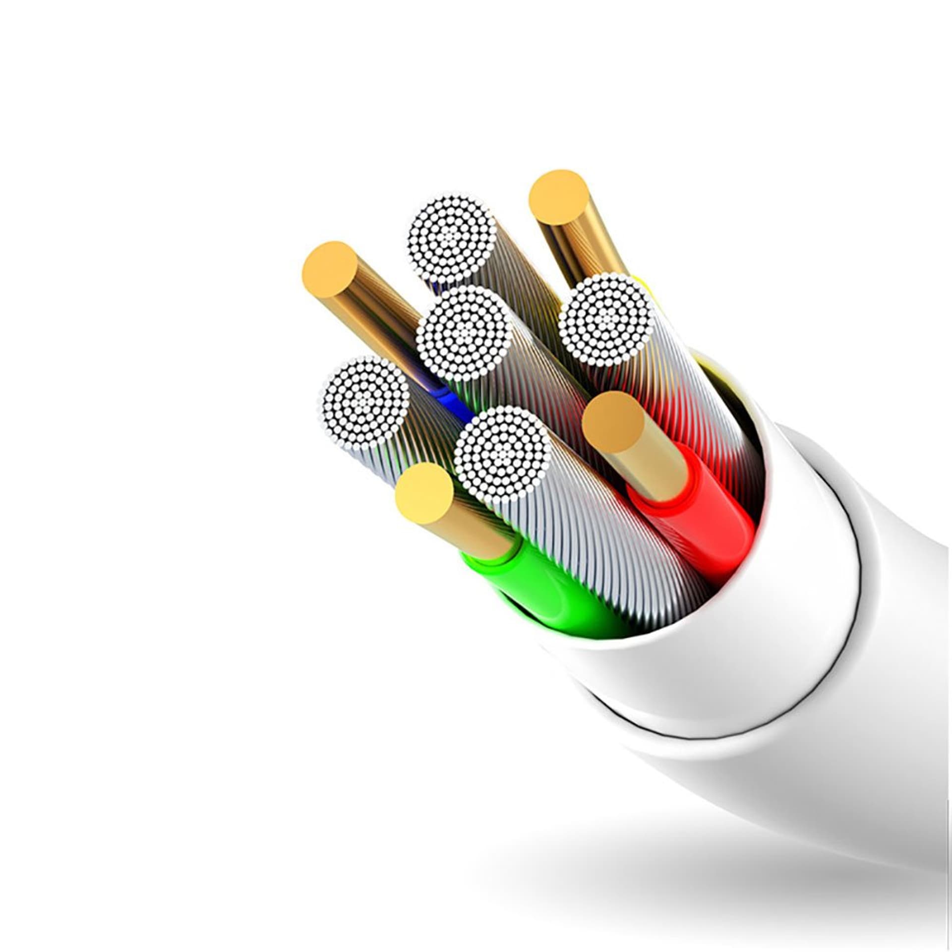 

Dudao przewód kabel USB / USB Typ C 3A 1m biały (L1T white)