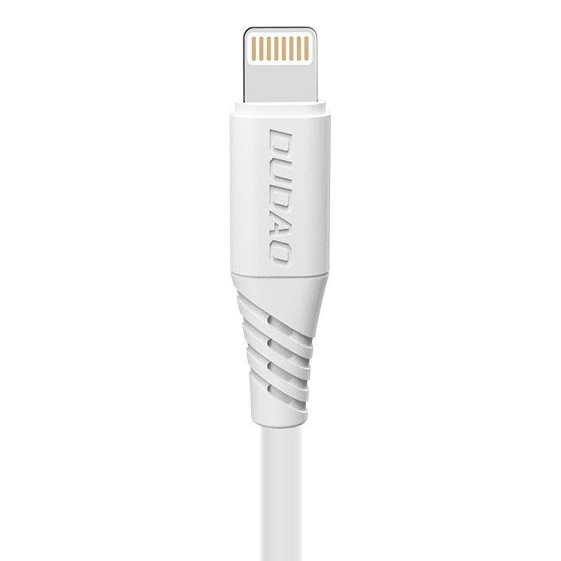 

Dudao przewód kabel USB / Lightning 5A 1m biały (L2L 1m white)