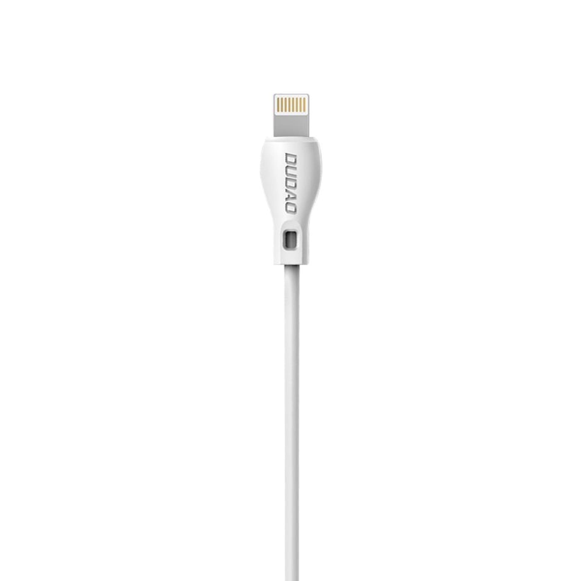 

Dudao przewód kabel USB / Lightning 2.1A 2m biały (L4L 2m white)