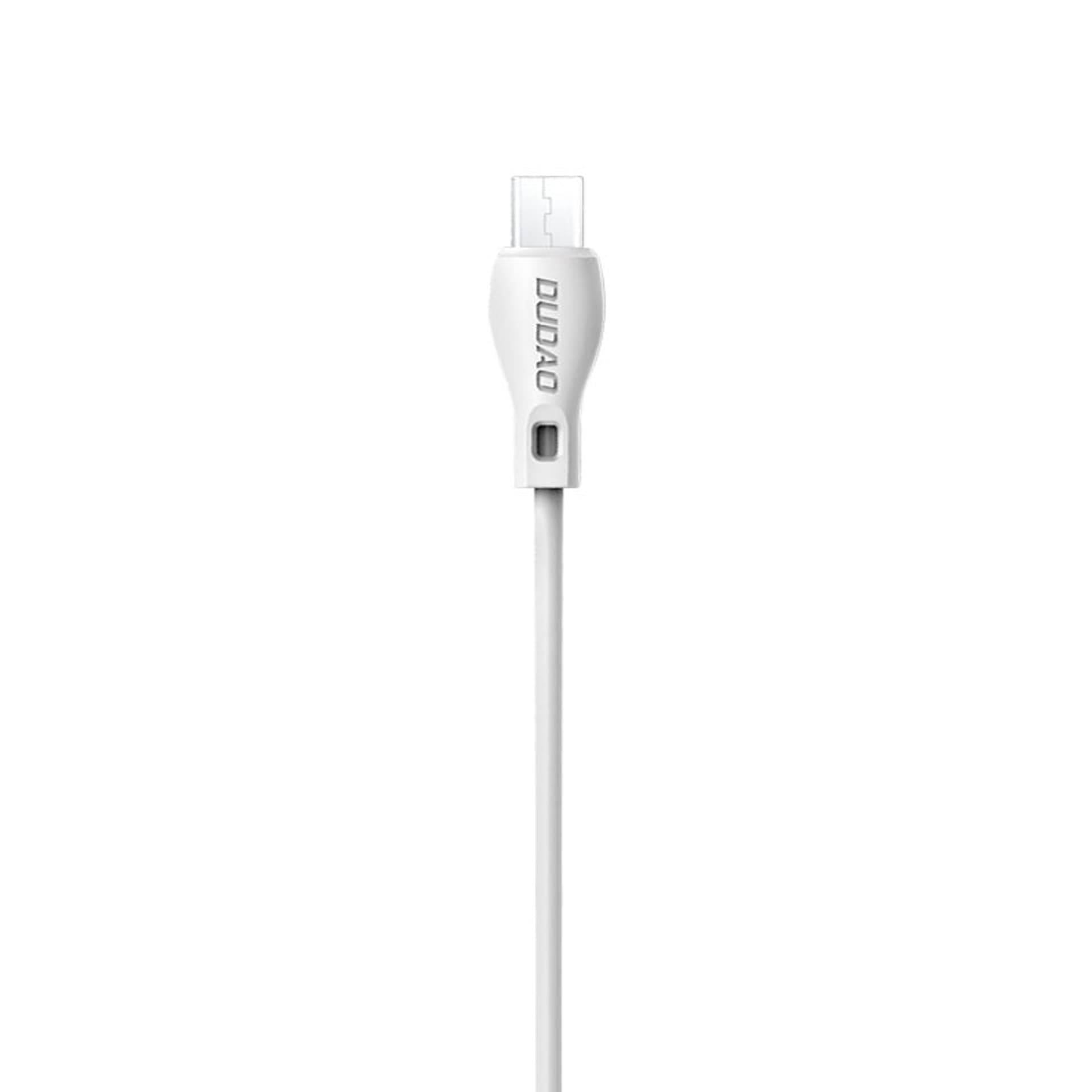 

Dudao przewód kabel micro USB 2.4A 1m biały (L4M 1m white)