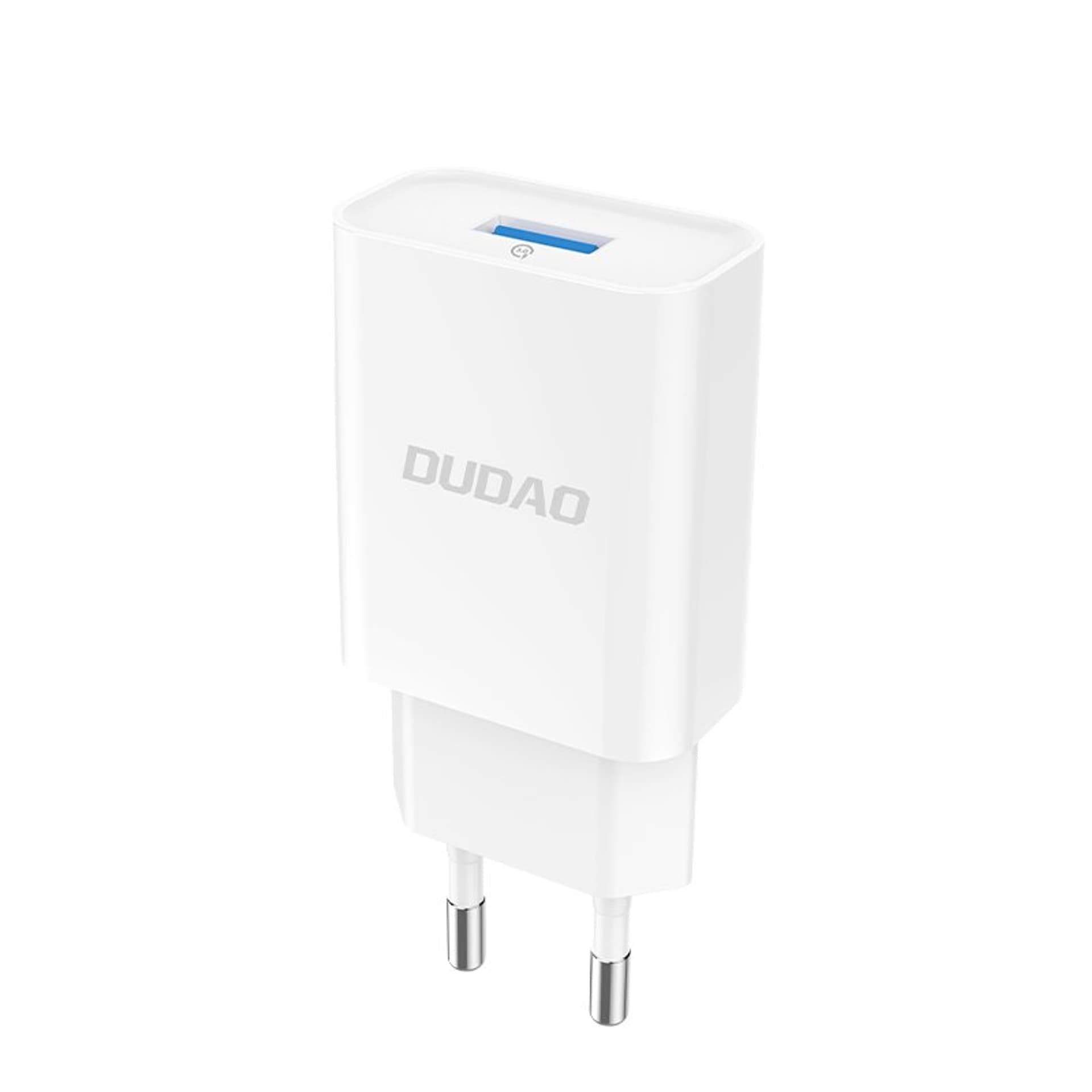 

Dudao ładowarka sieciowa EU USB 5V/2.4A QC3.0 Quick Charge 3.0 biały (A3EU white)