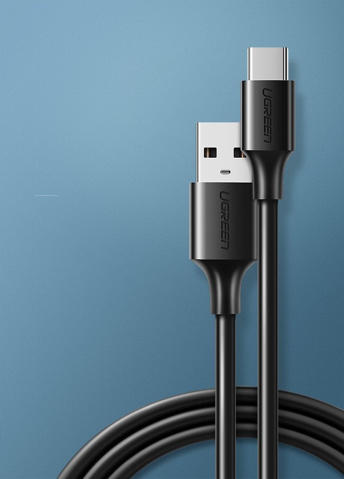 

Ugreen kabel przewód USB - USB Typ C 2 A 0,5m czarny (60115)