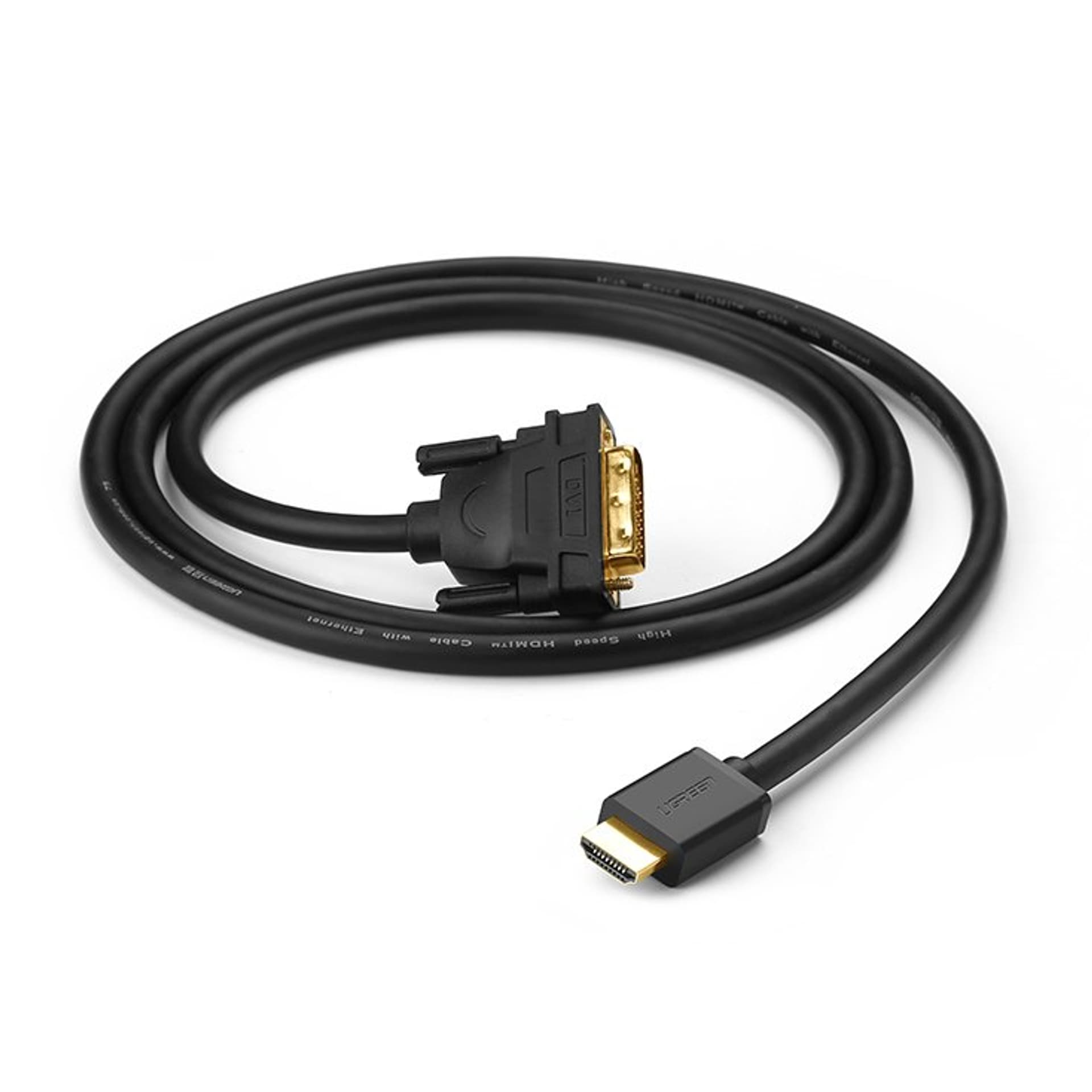

Ugreen kabel przewód HDMI - DVI 4K 60Hz 30AWG 1m czarny (30116)