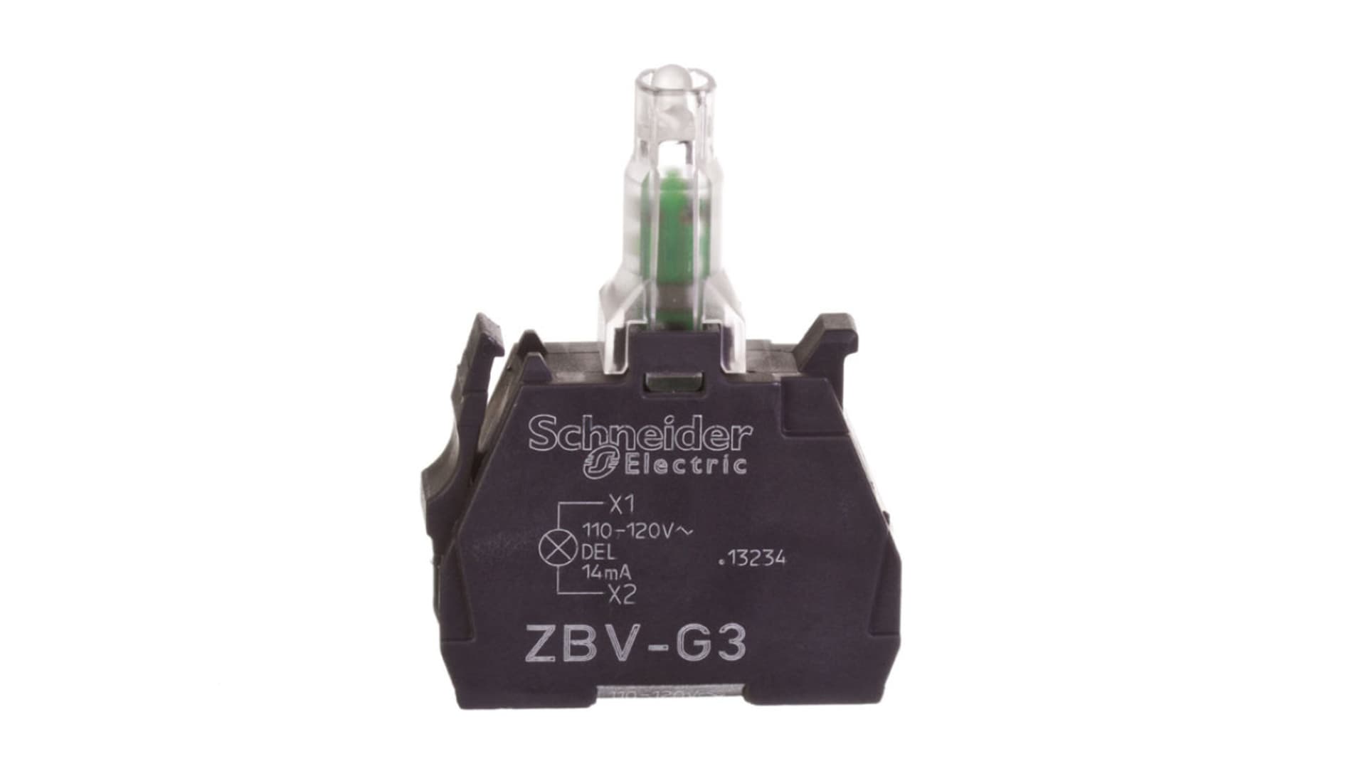 

Zestaw świetlny z diodą LED zielony 110-120V AC ZBVG3