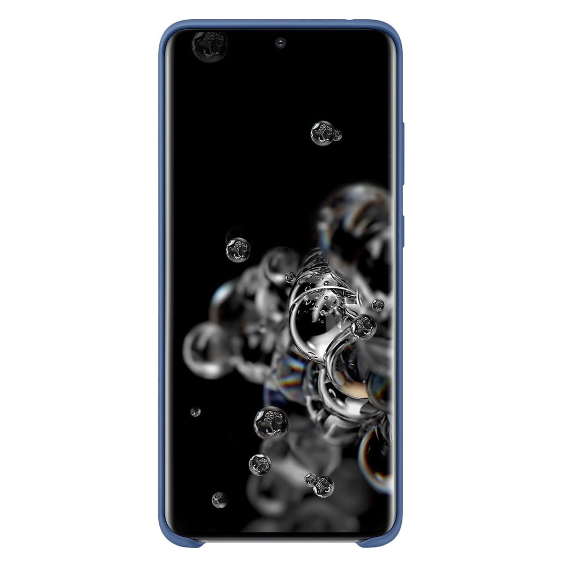 

Silicone Case elastyczne silikonowe etui pokrowiec Samsung Galaxy S20 Ultra ciemnoniebieski