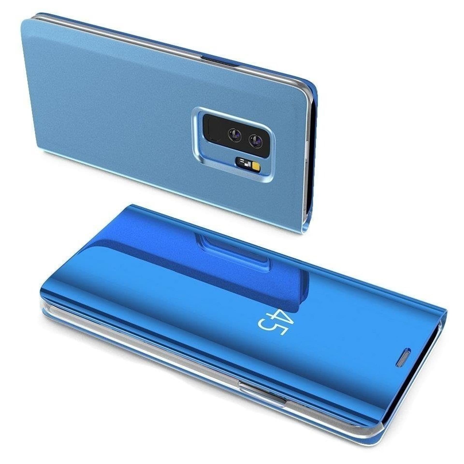 

Clear View Case futerał etui z klapką Samsung Galaxy A41 niebieski